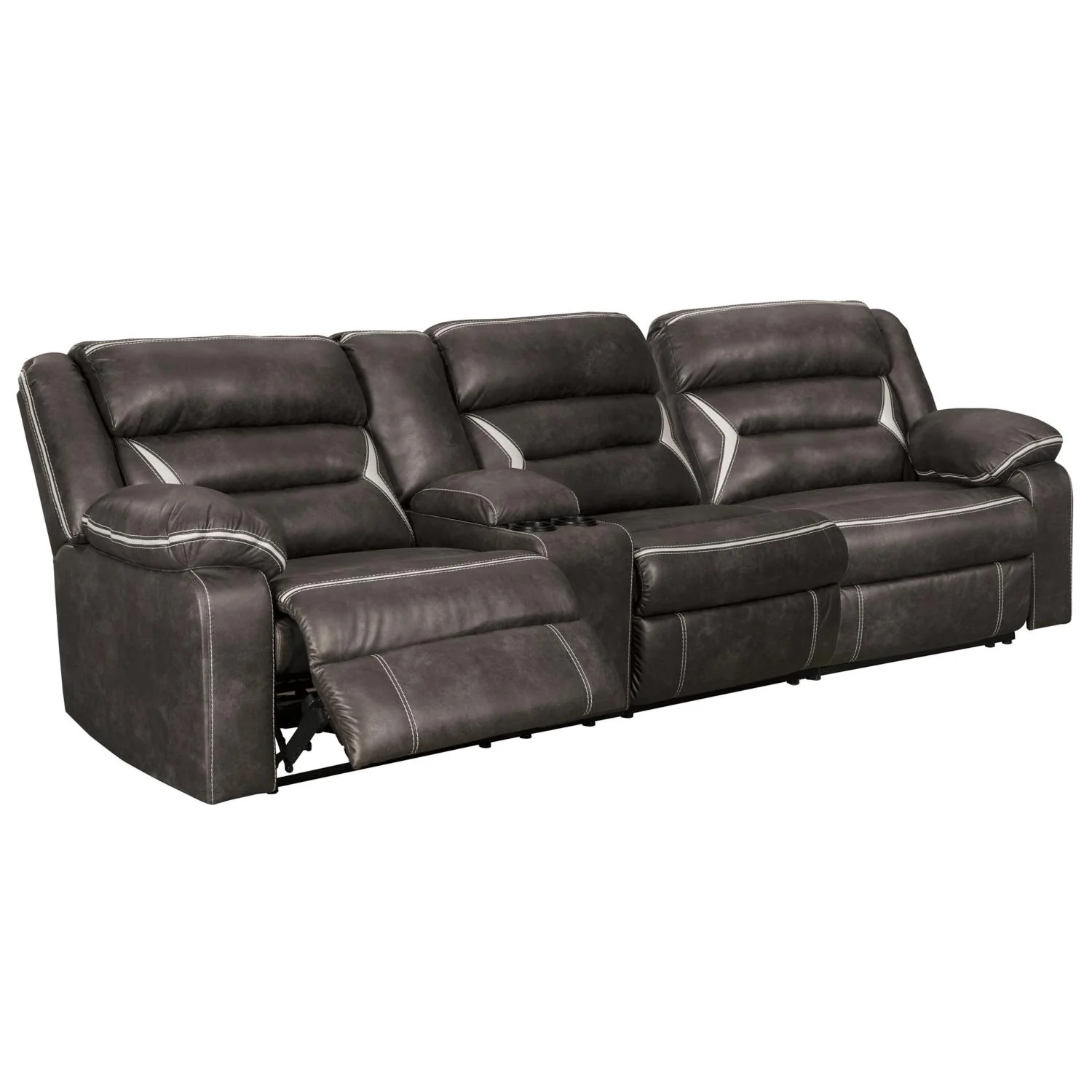 Signature Design by Ashley Kincord 13104S2 2 pc Power Reclining Sectional Sofa - Image 1