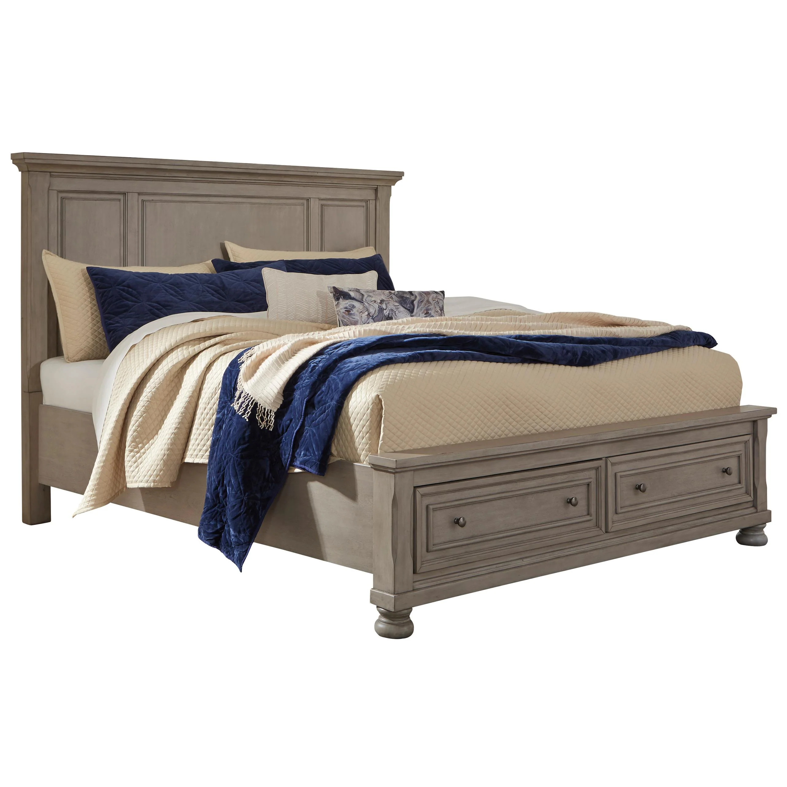 Signature Design by Ashley Lettner B733B35 California King Panel Storage bed - Image 1