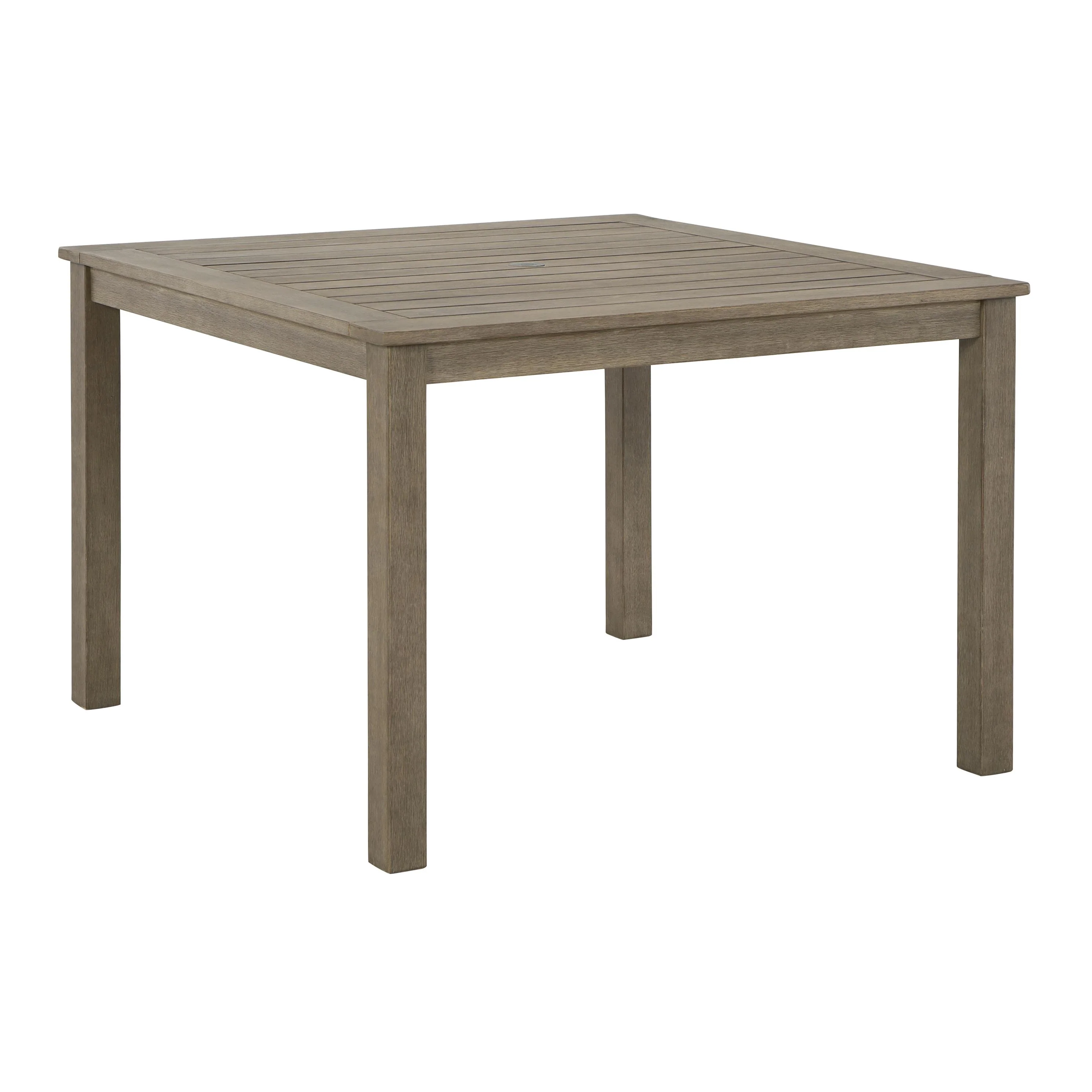 Signature Design by Ashley Aria Plains P359-615 Square Dining Table with Umbrella Option - Image 1
