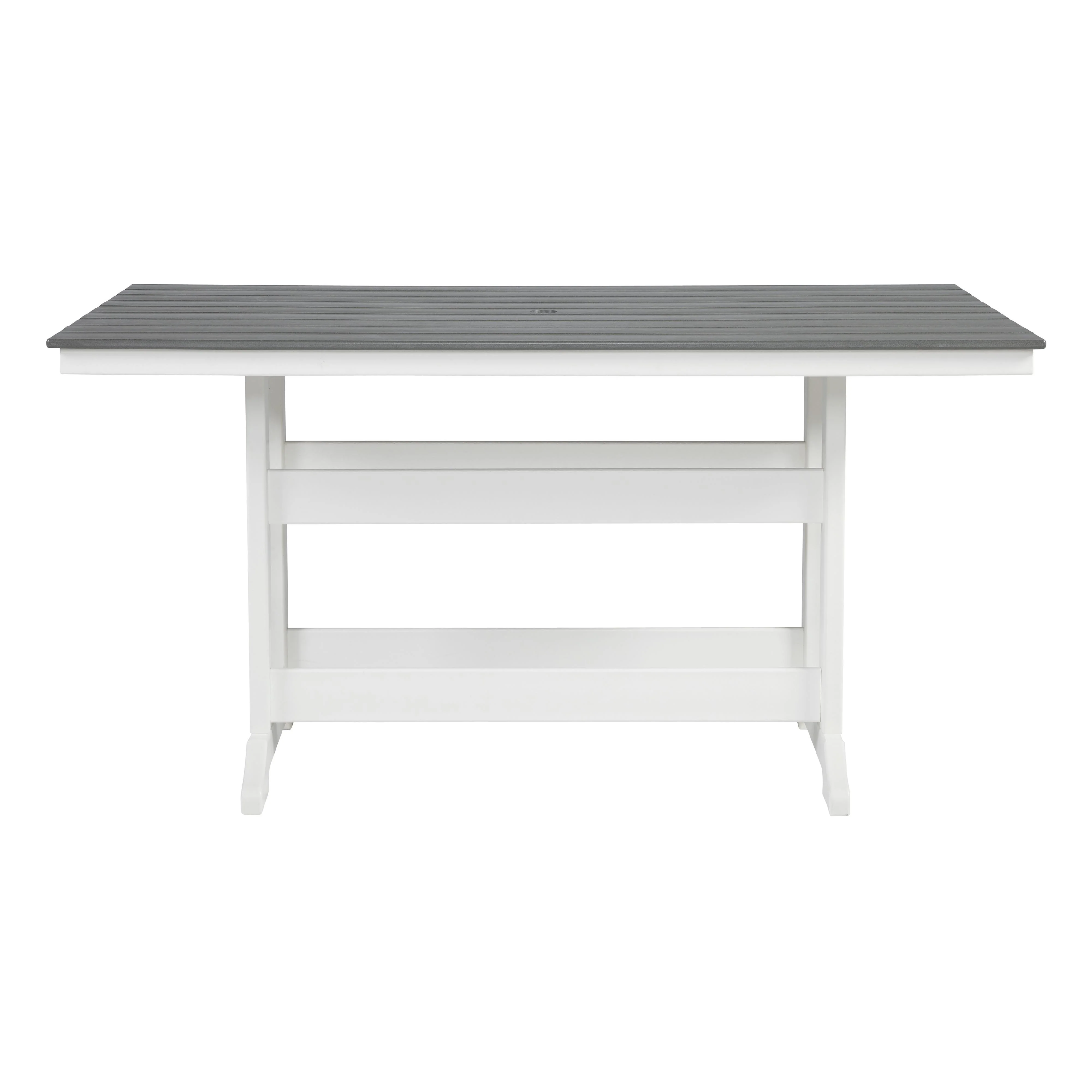 Signature Design by Ashley Transville P210-642 Rectangular Counter Table with Umbrella Option - Image 2