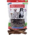 Pet Center Premium All Natural Beef Stakes Dried Beef Lung Dog Treats - 8 Oz Bag - Image 1
