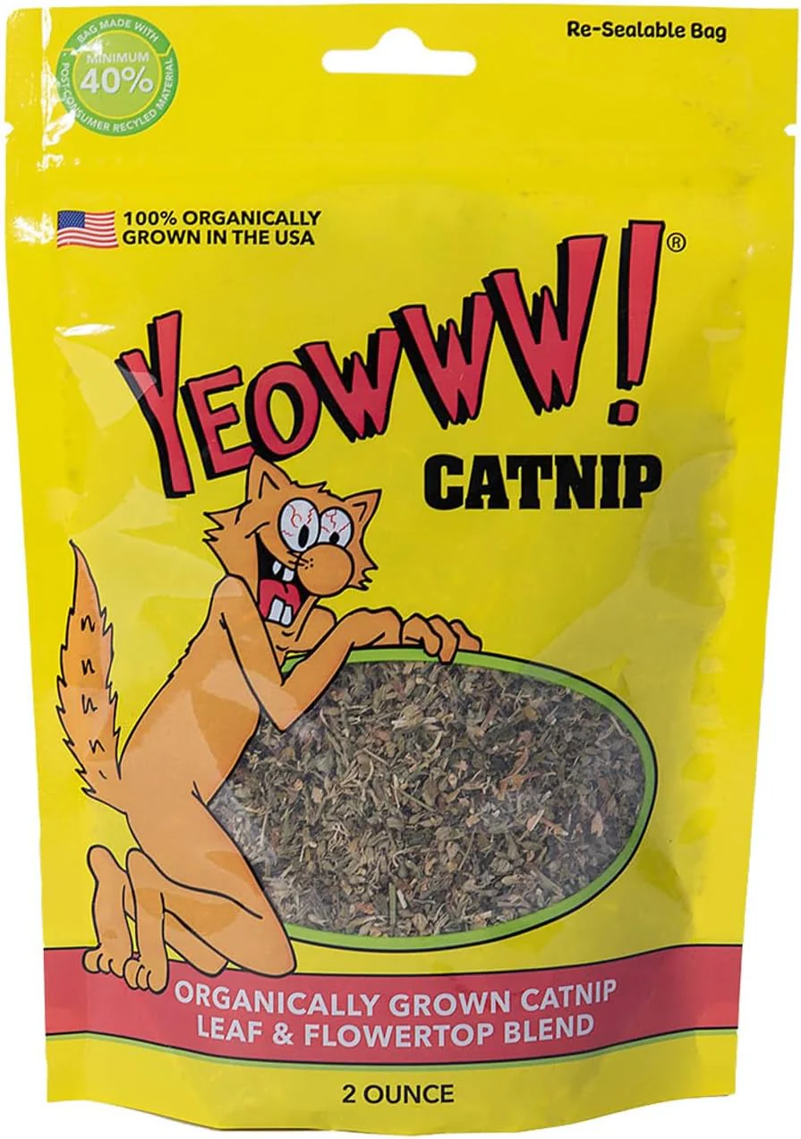 Yeowww! Organically Grown Catnip 2oz Pouch - Image 1