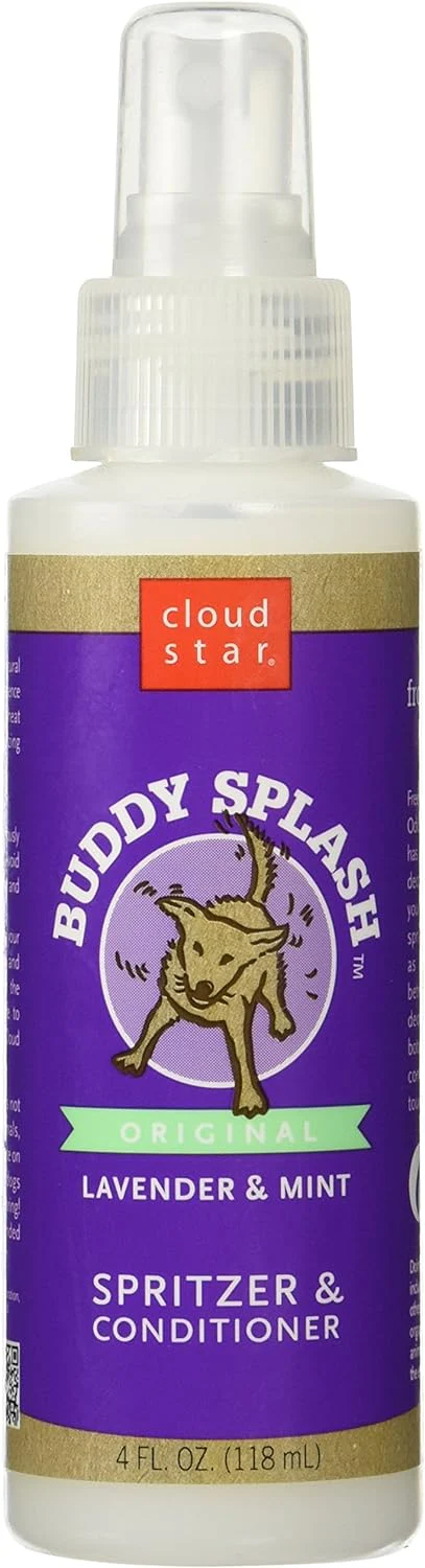 Cloud Star Buddy Grooming Splash Dog Spray, Lavender & Mint, 4 oz. Bottle - Image 1