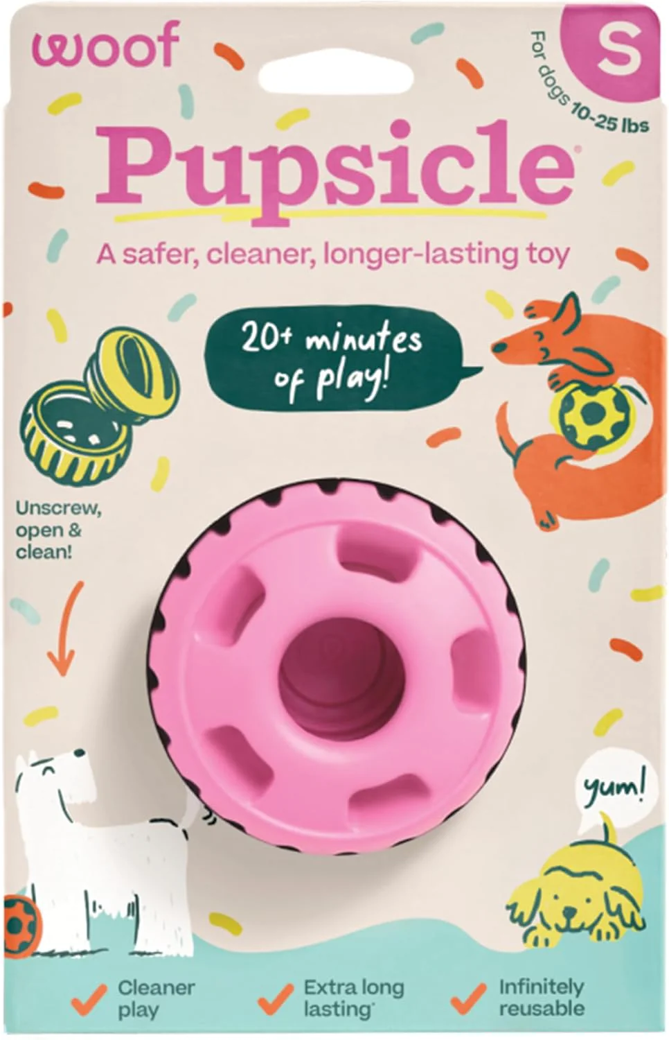 WOOF Party Pupsicle Pink Birthday - Image 1