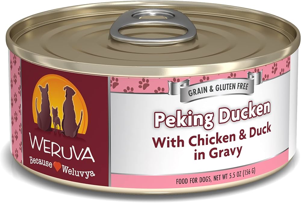 Weruva Classic Dog food 5.5 oz Can Peking Ducken - Image 1