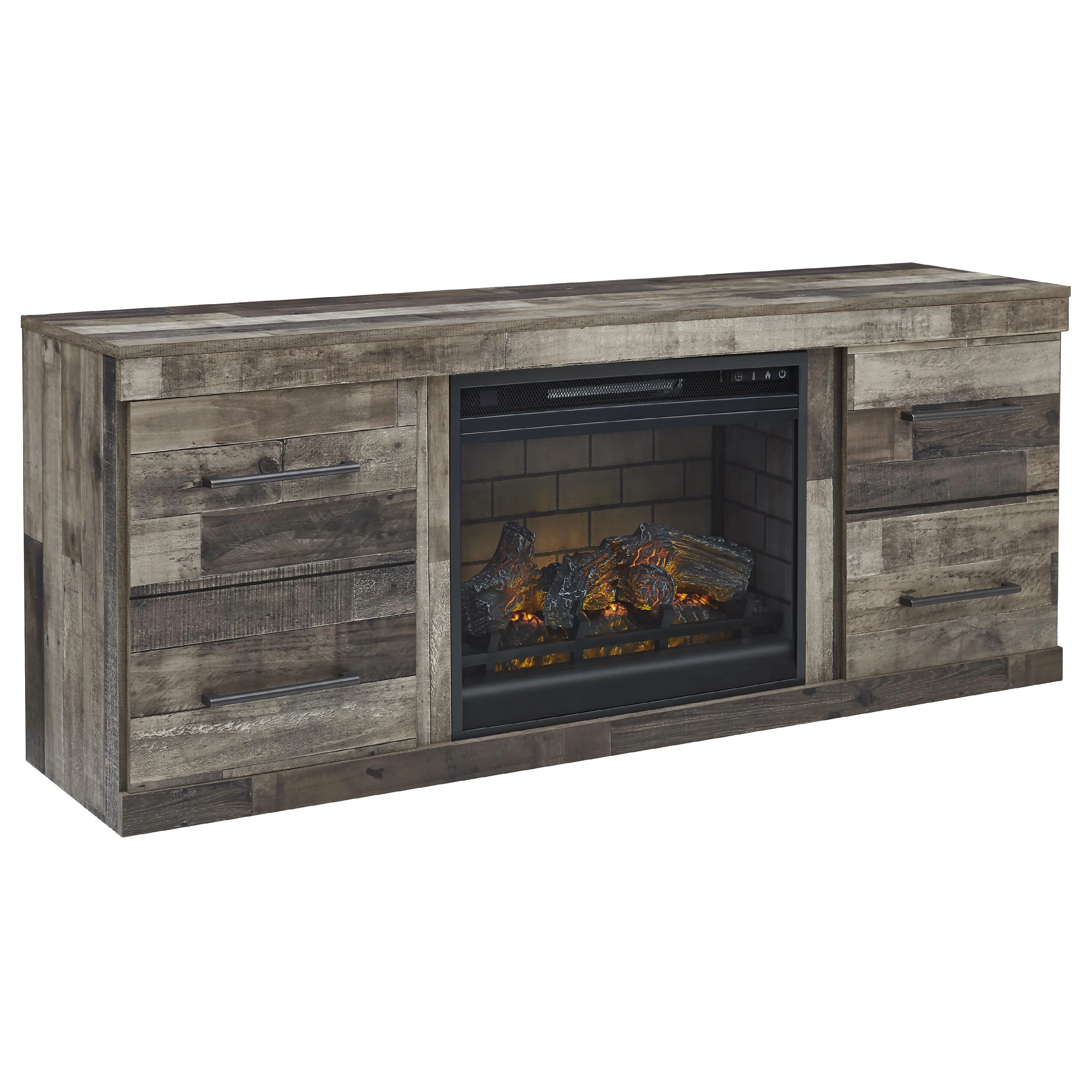 Signature Design by Ashley Derekson EW0200W7 TV Stand with Electric Fireplace - Image 1