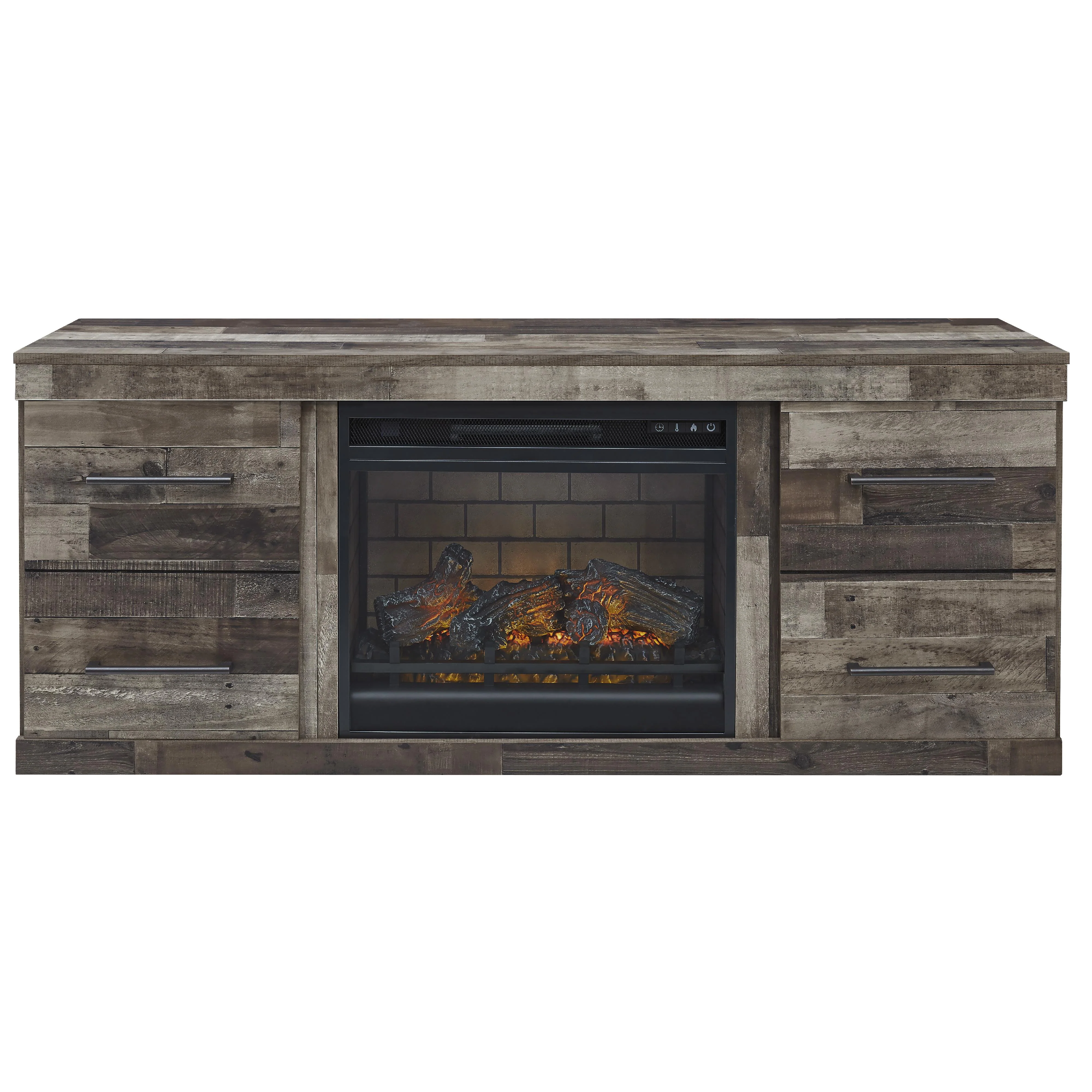 Signature Design by Ashley Derekson EW0200W7 TV Stand with Electric Fireplace - Image 2