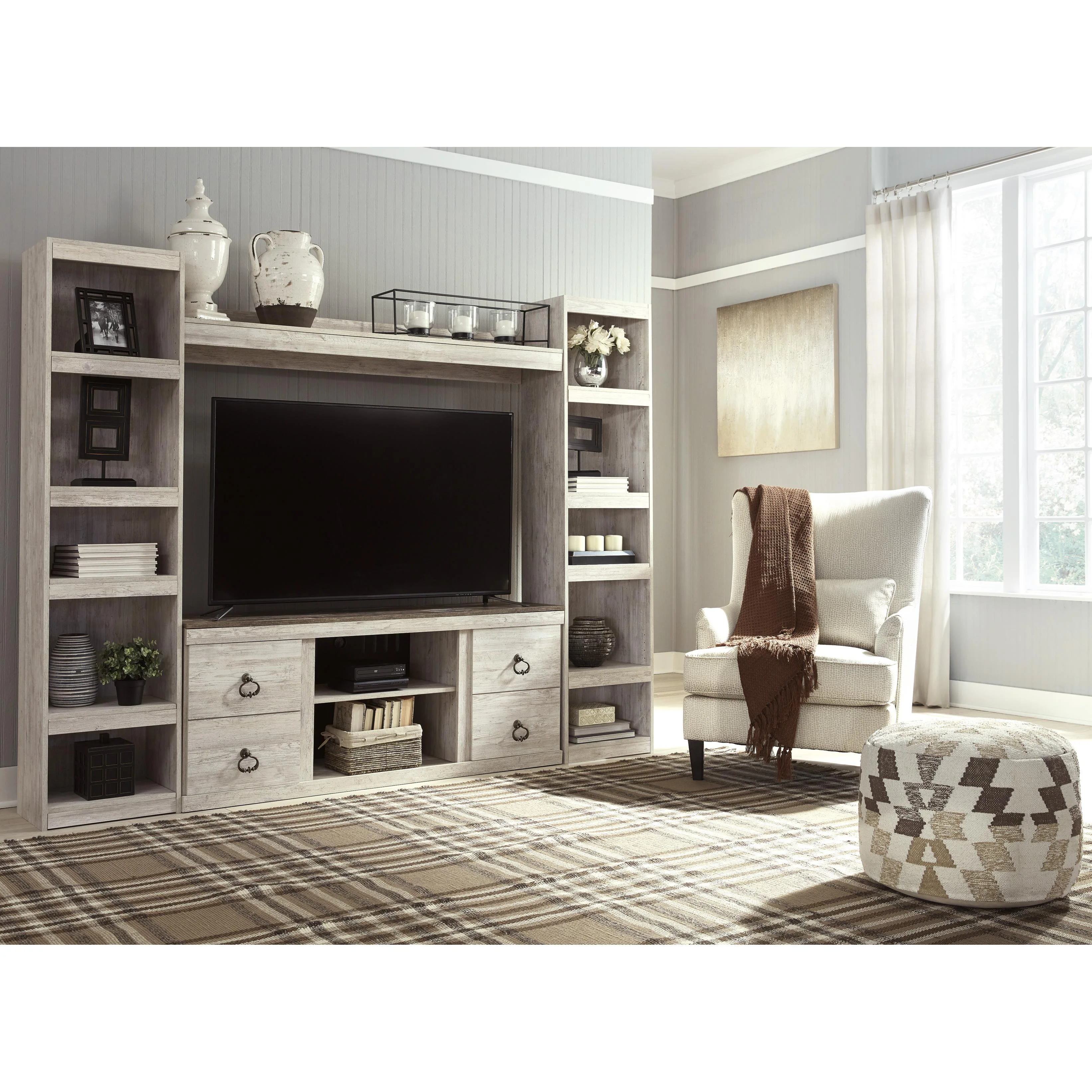 Signature Design by Ashley Willowton EW0267W7 4 pc Entertainment Center - Image 2