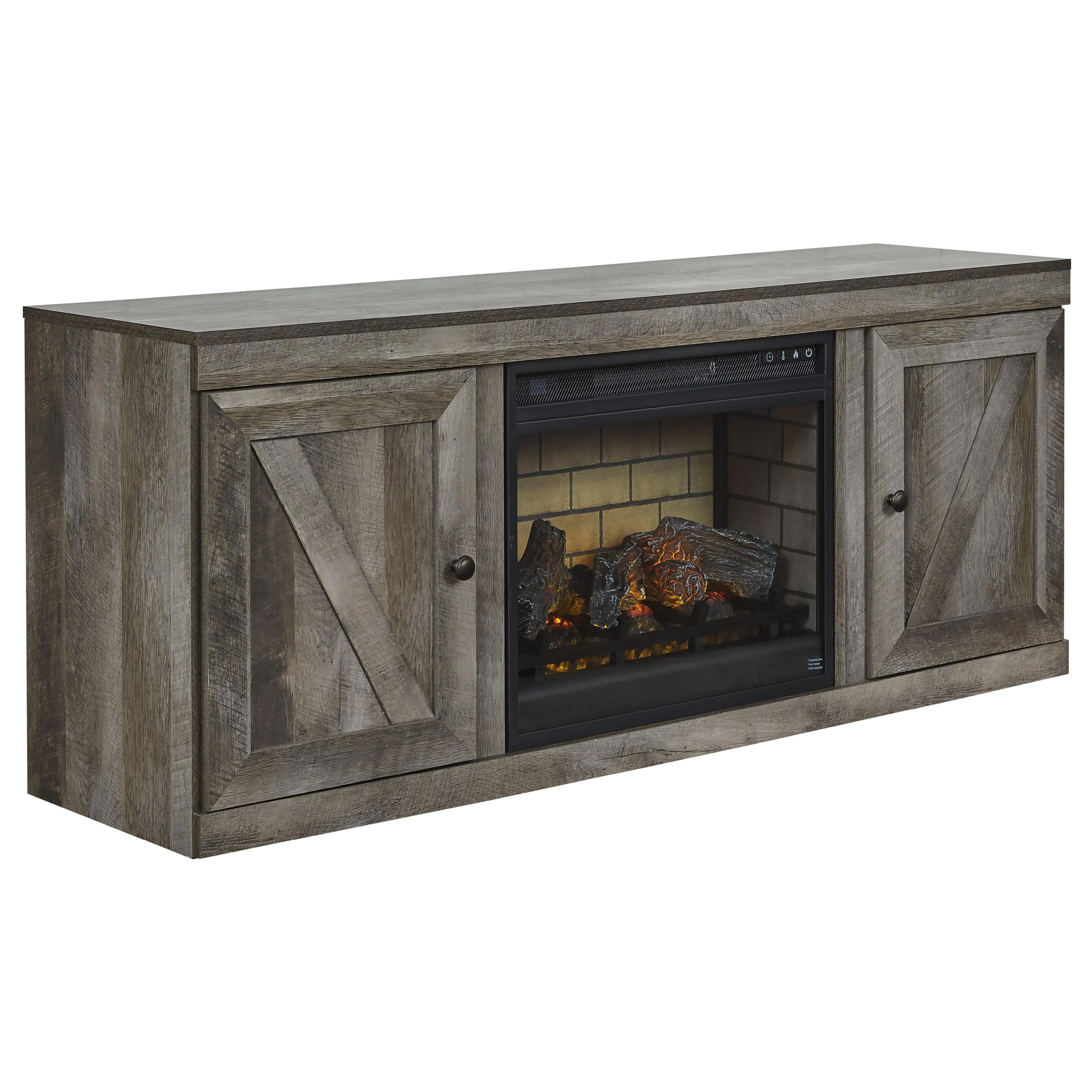 Signature Design by Ashley Wynnlow EW0440W7 TV Stand with Electric Fireplace - Image 1