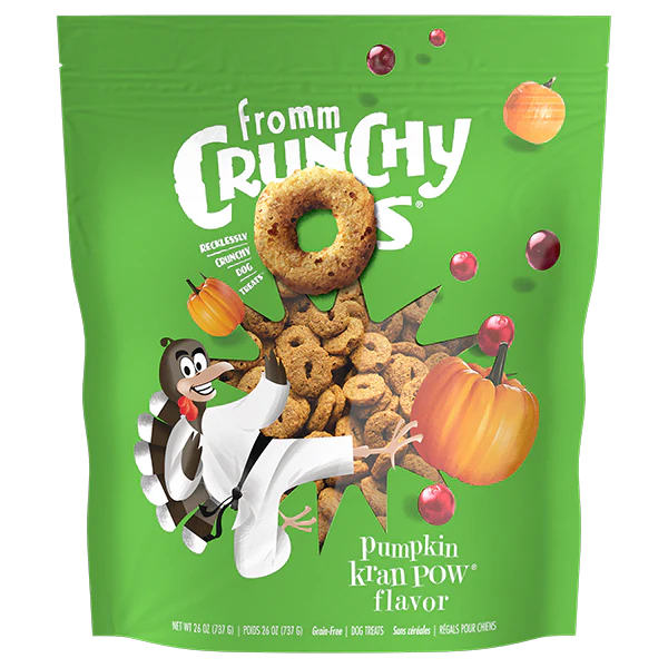 Fromm Dog Crunchy Os Grain Free Pumpkin Kran POW Treats 26 oz - Image 1