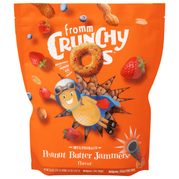 Fromm Dog Crunchy Os Peanut Butter Jammers Treats 26 oz - Image 1