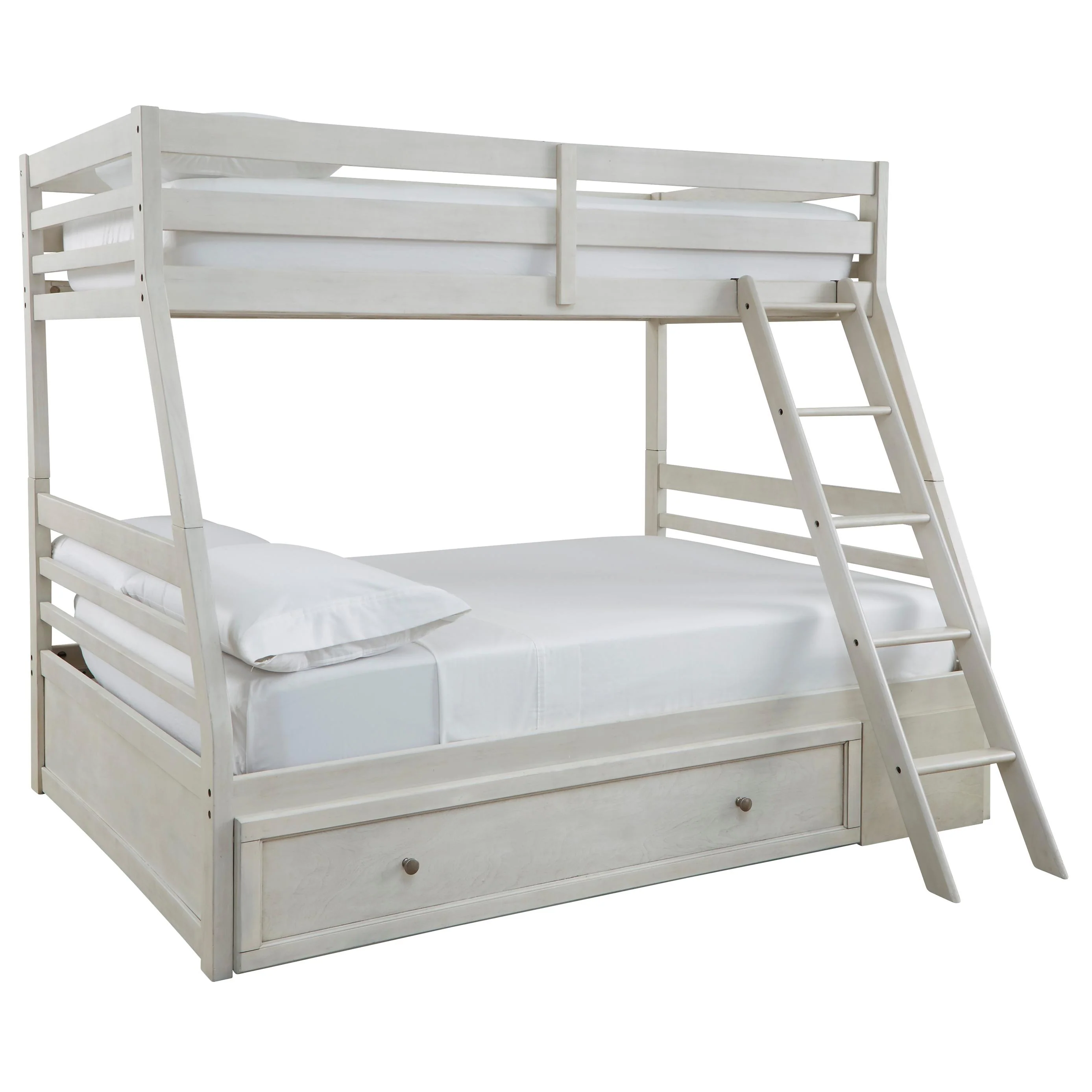 Signature Design by Ashley Robbinsdale B742B16 Twin over Full Bunk Bed with Storage - Image 1