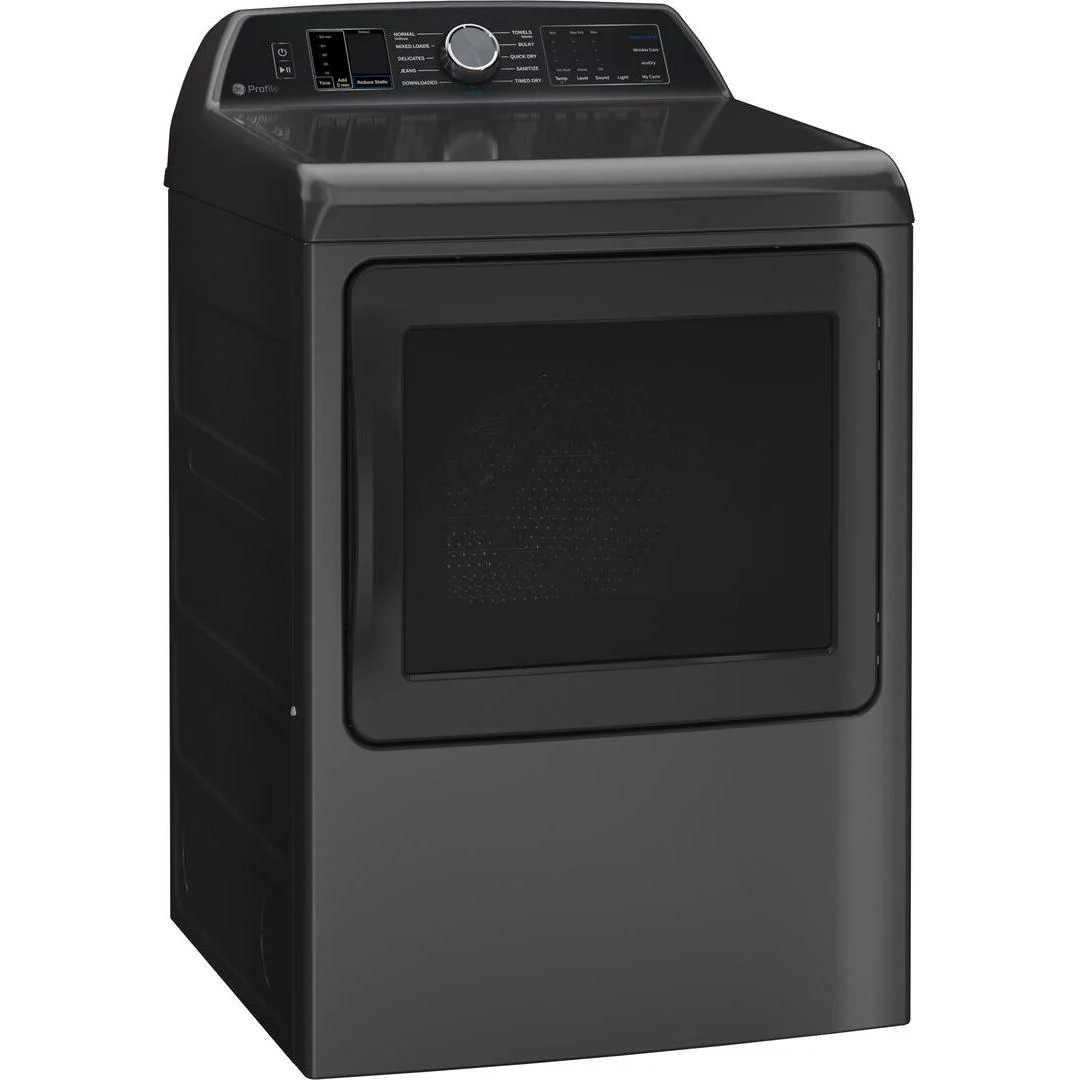 GE Profile 7.4 cu. ft. Electric Dryer with Sanitize Cycle PTD70EBPTDG - Image 3