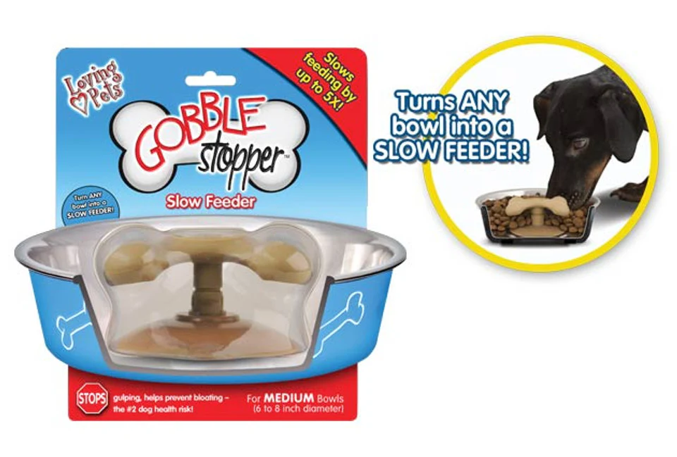 Loving Pets Gobblestopper Slow Feeders for Dogs Medium - Image 1