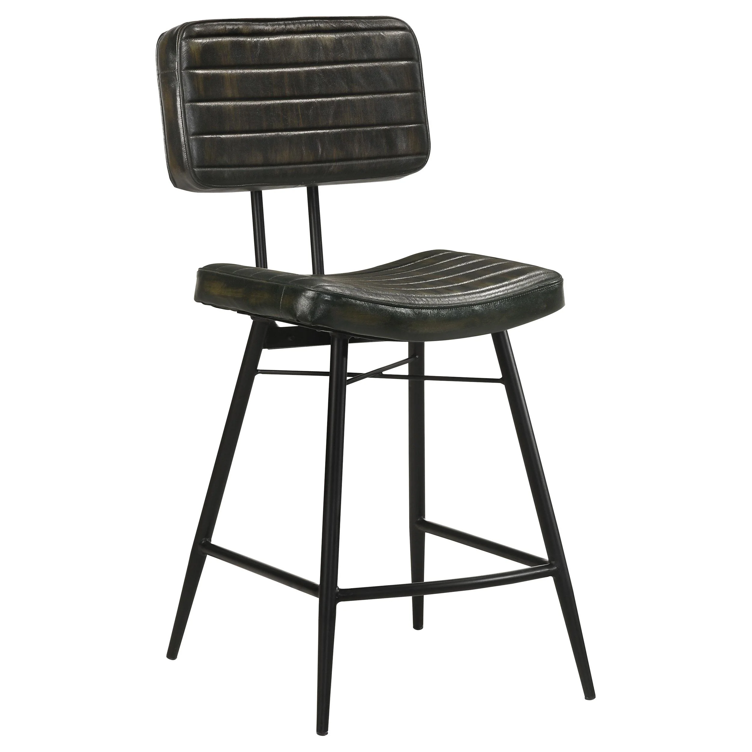 Coaster Furniture Partridge 110659 Leather Counter Chair – Antique Espresso