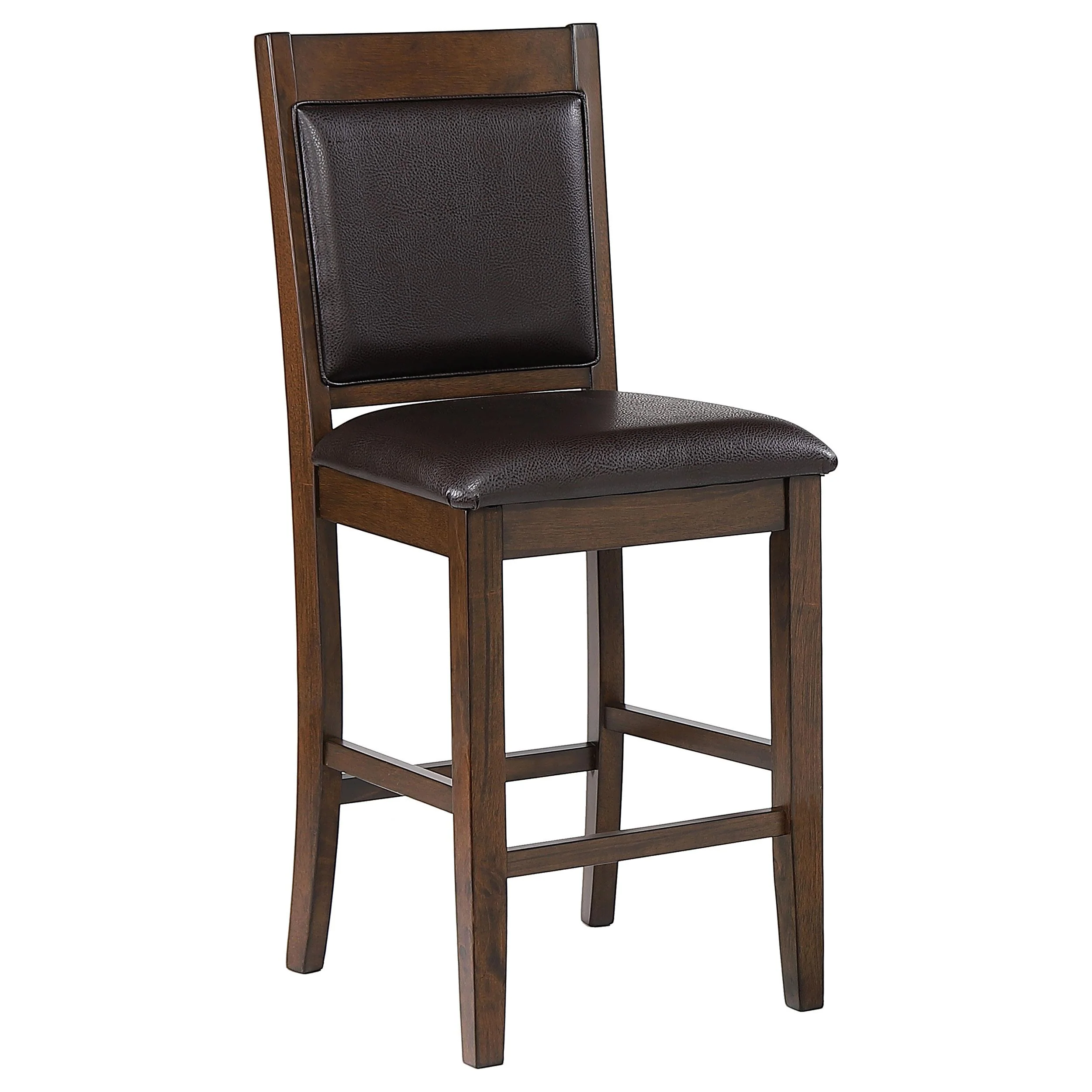 Coaster Furniture Dewey 115209 Upholstered Counter Chair - Walnut - Image 1