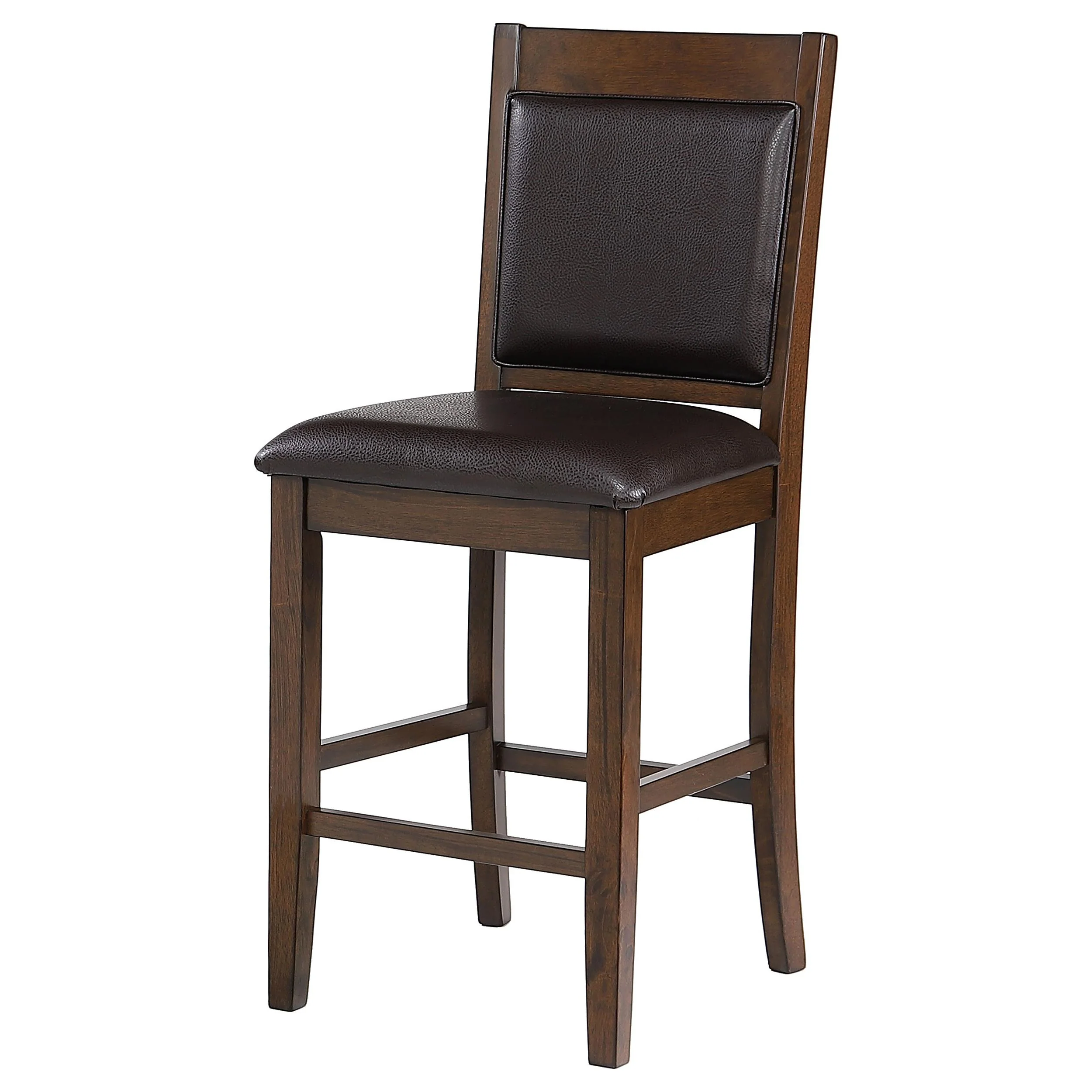 Coaster Furniture Dewey 115209 Upholstered Counter Chair - Walnut - Image 3