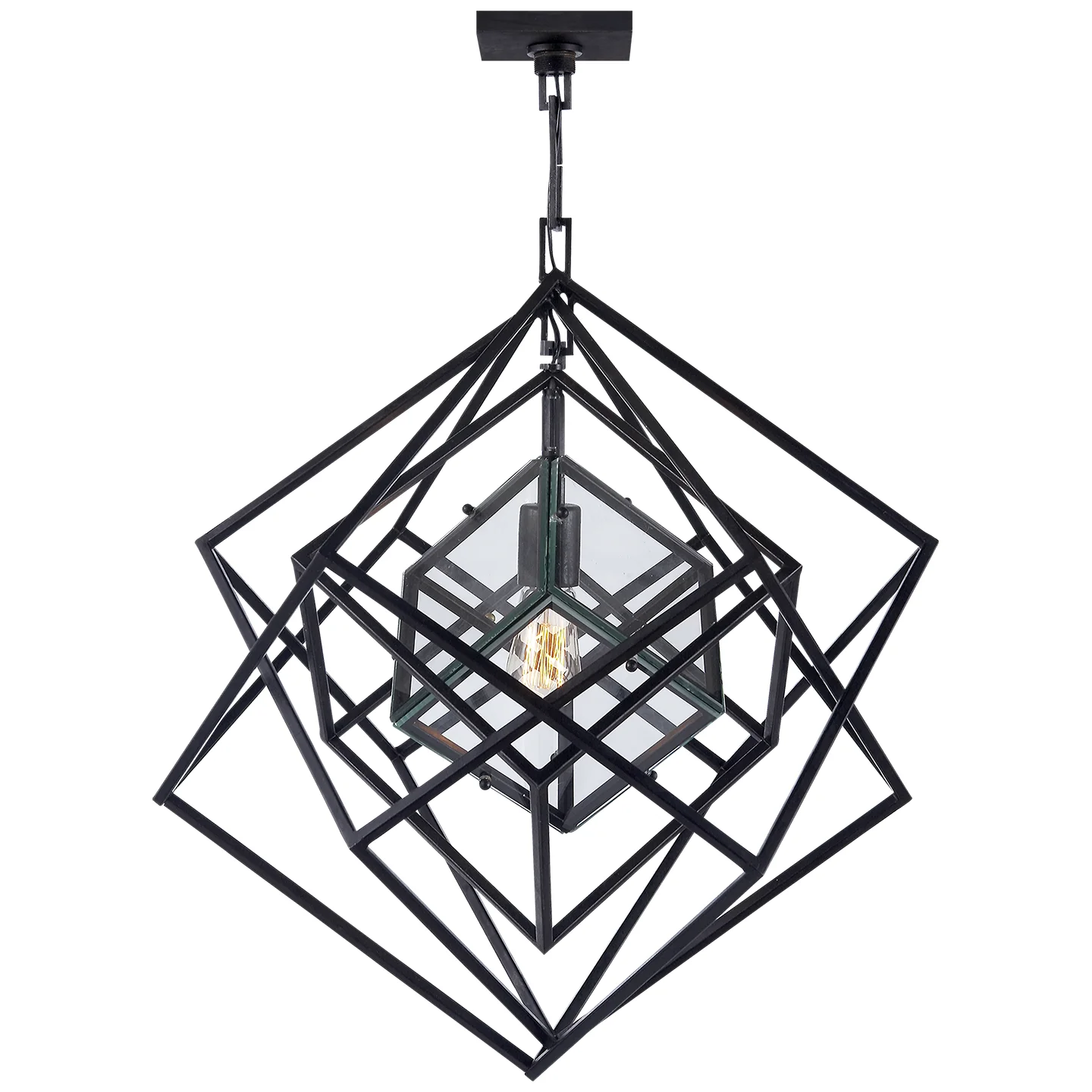 Cubist One Light Chandelier