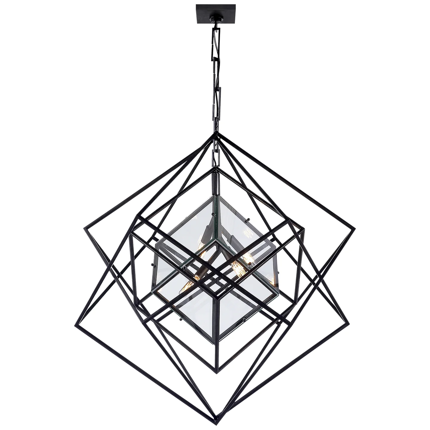 Cubist Four Light Chandelier - Image 2