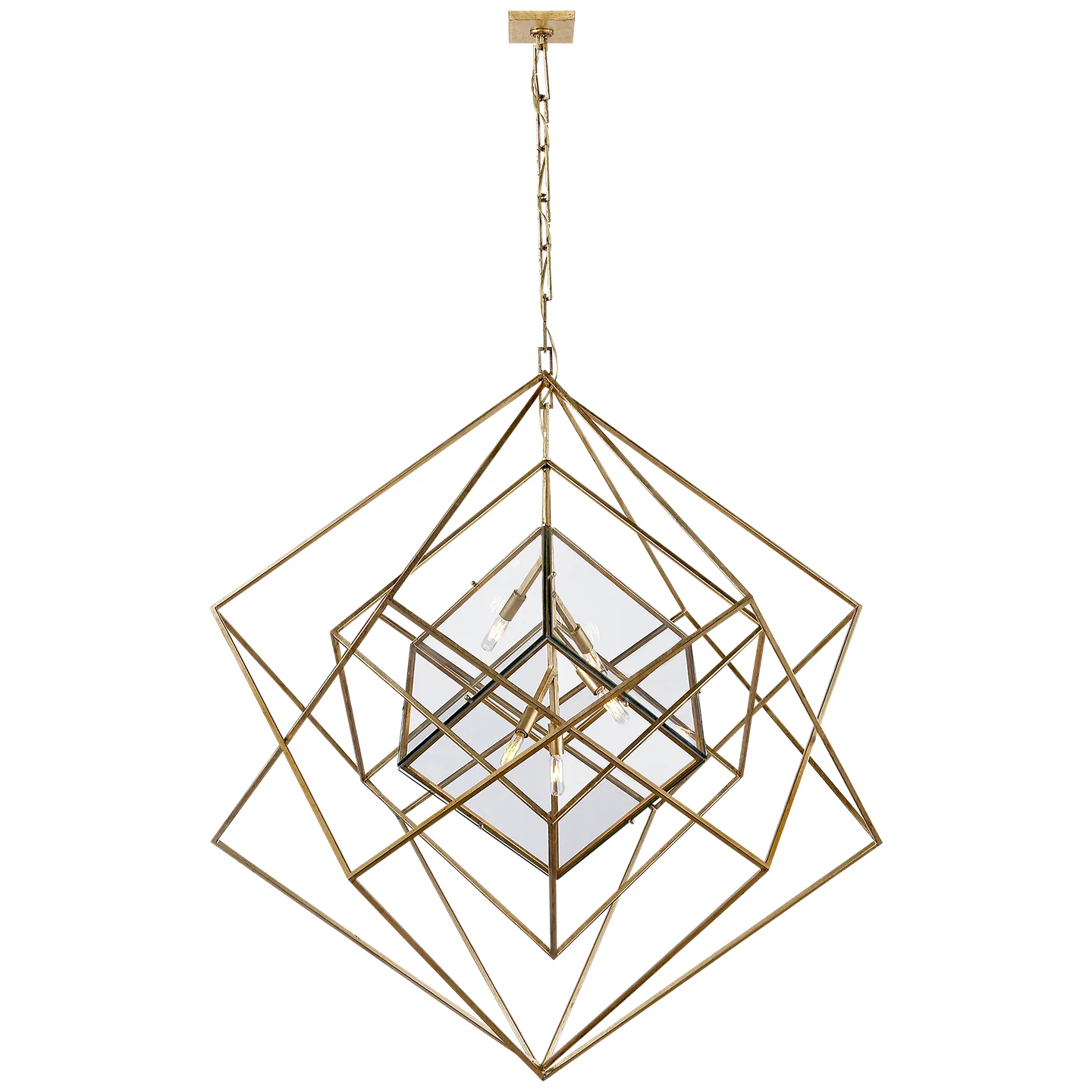 Cubist Five Light Chandelier