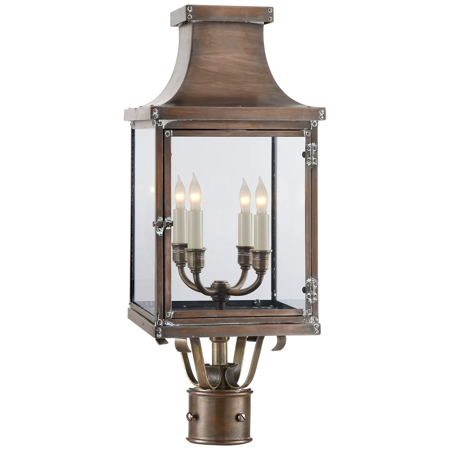 Bedford Four Light Post Lantern - Image 2