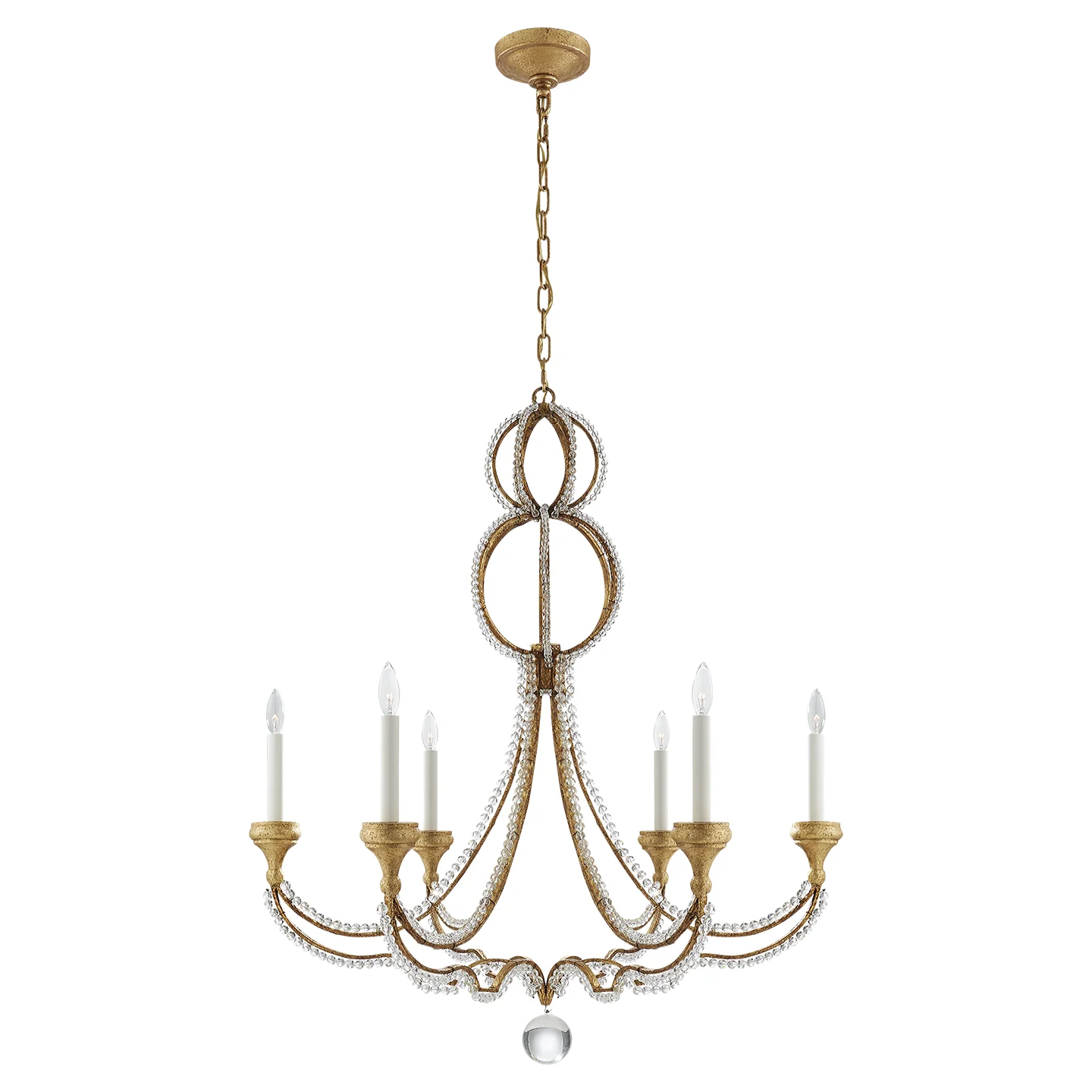 Milan Six Light Chandelier - Image 3