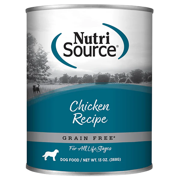 NutriSource Dog Grain Free Chicken 12.3oz - Image 1