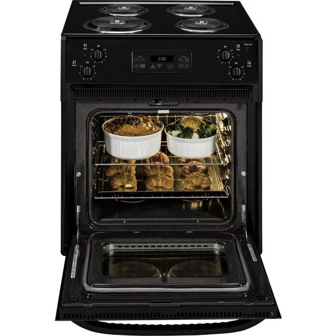 GE 27-Inch Drop-In Electric Range with Sensi-temp JM250DTBB - Image 3