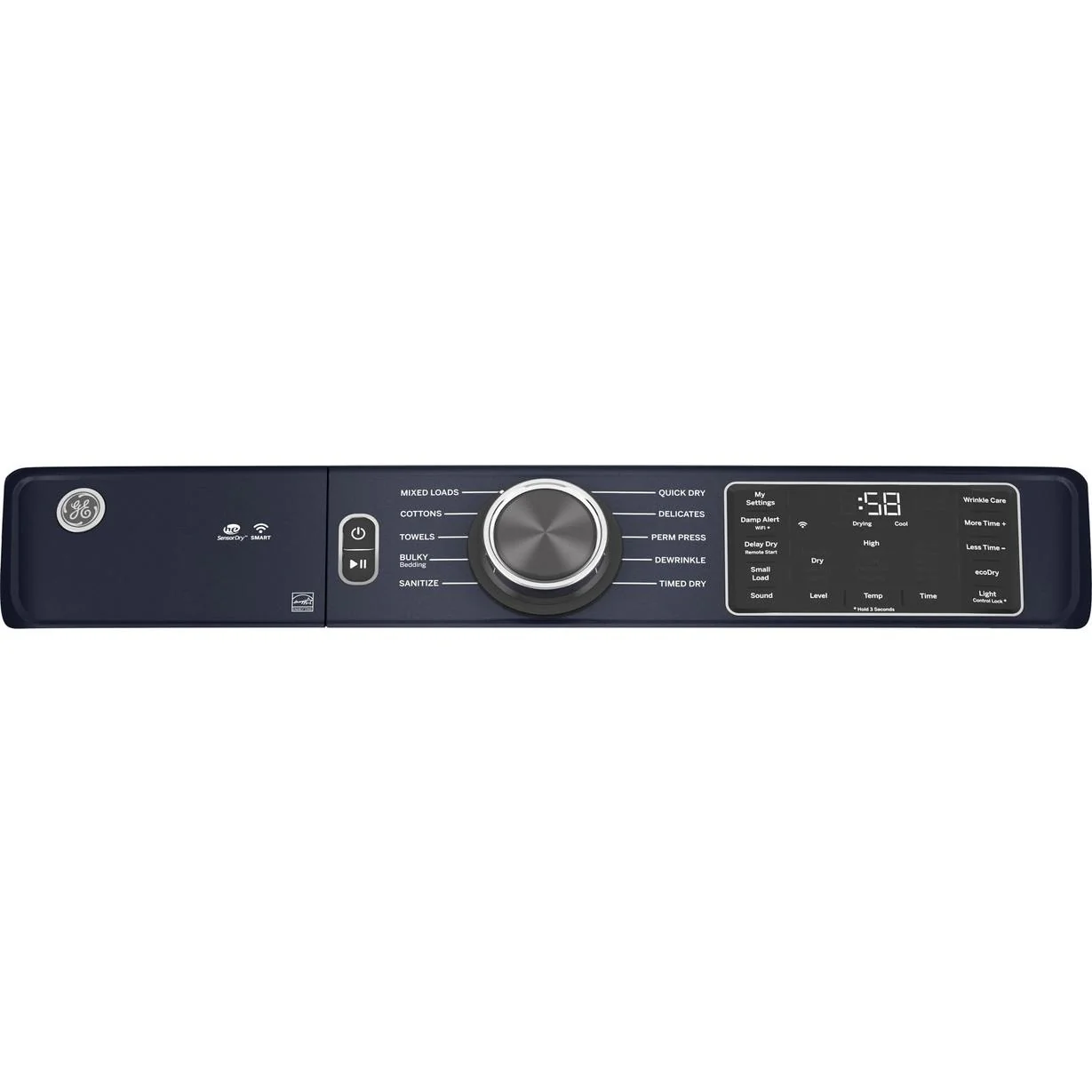 GE 7.8 cu.ft. Electric Dryer with Wi-Fi Connectivity GFD55ESPRRS - Image 3