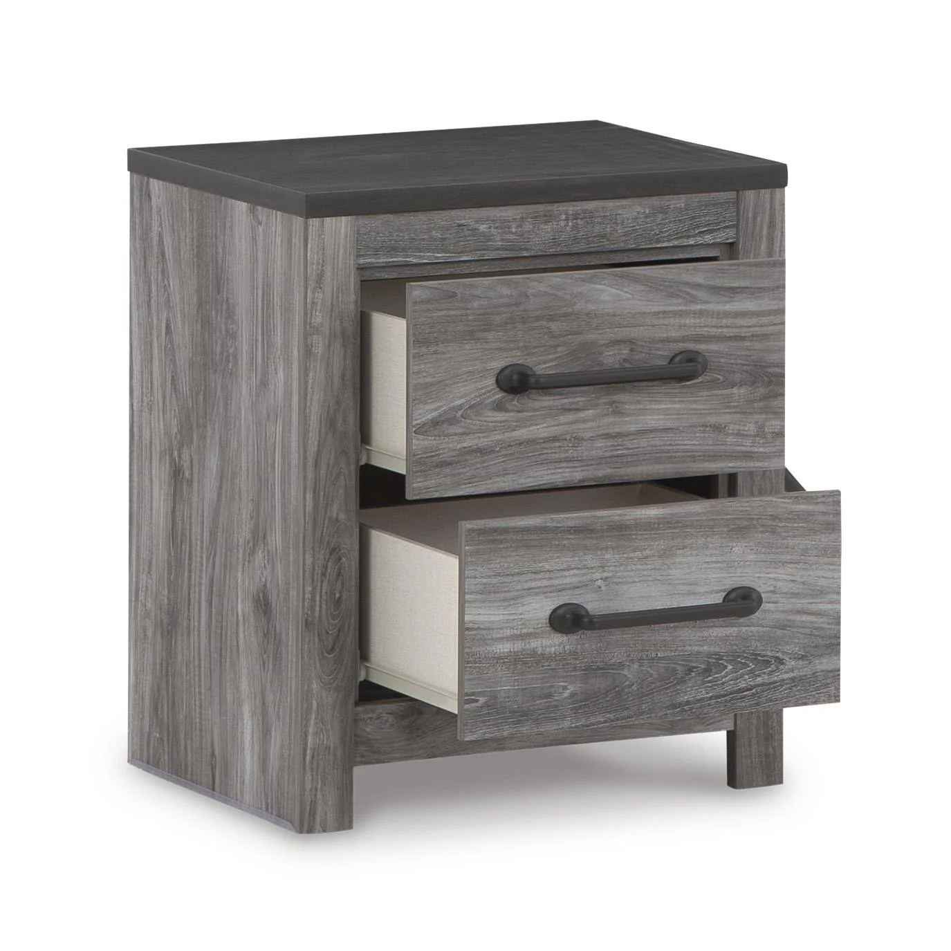 Signature Design by Ashley Bronyan B1290-92 Two Drawer Night Stand - Image 2