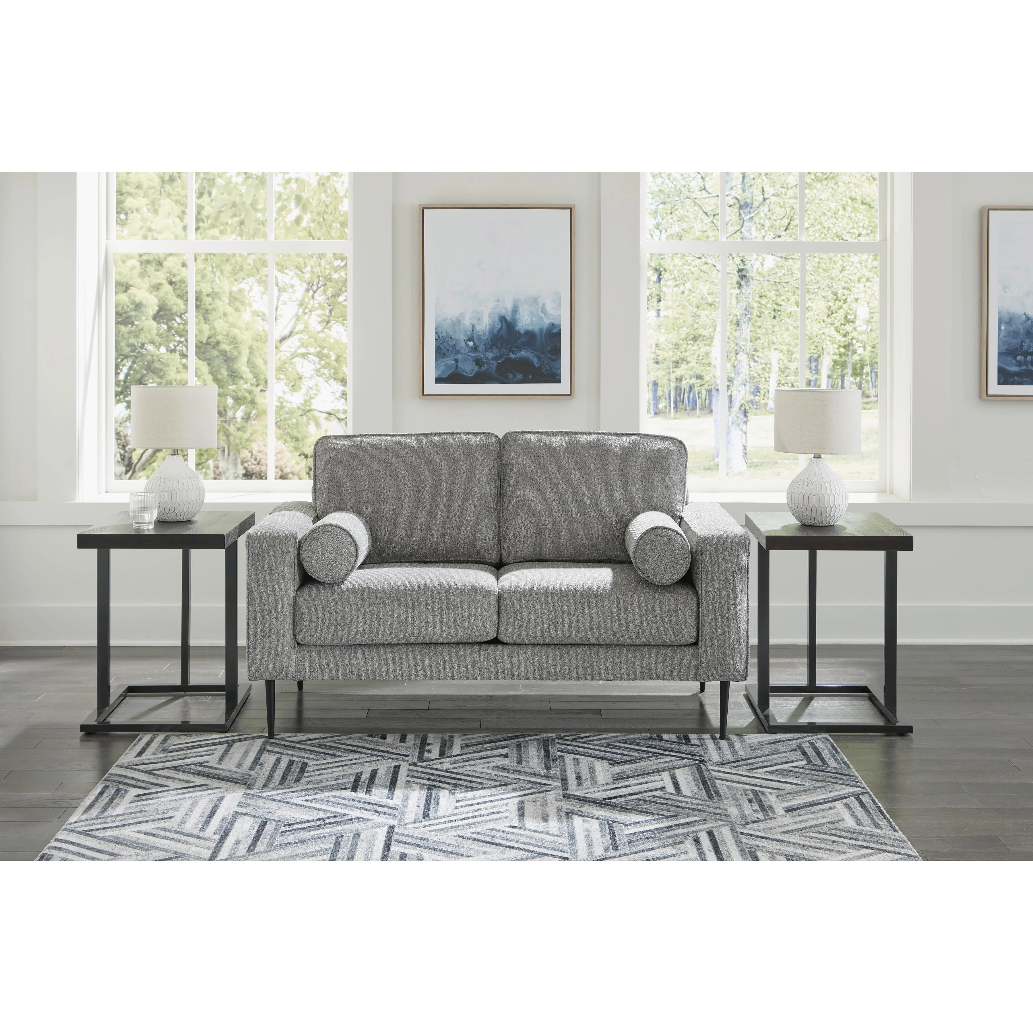 Signature Design by Ashley Hazela 4110235 Loveseat - Image 3