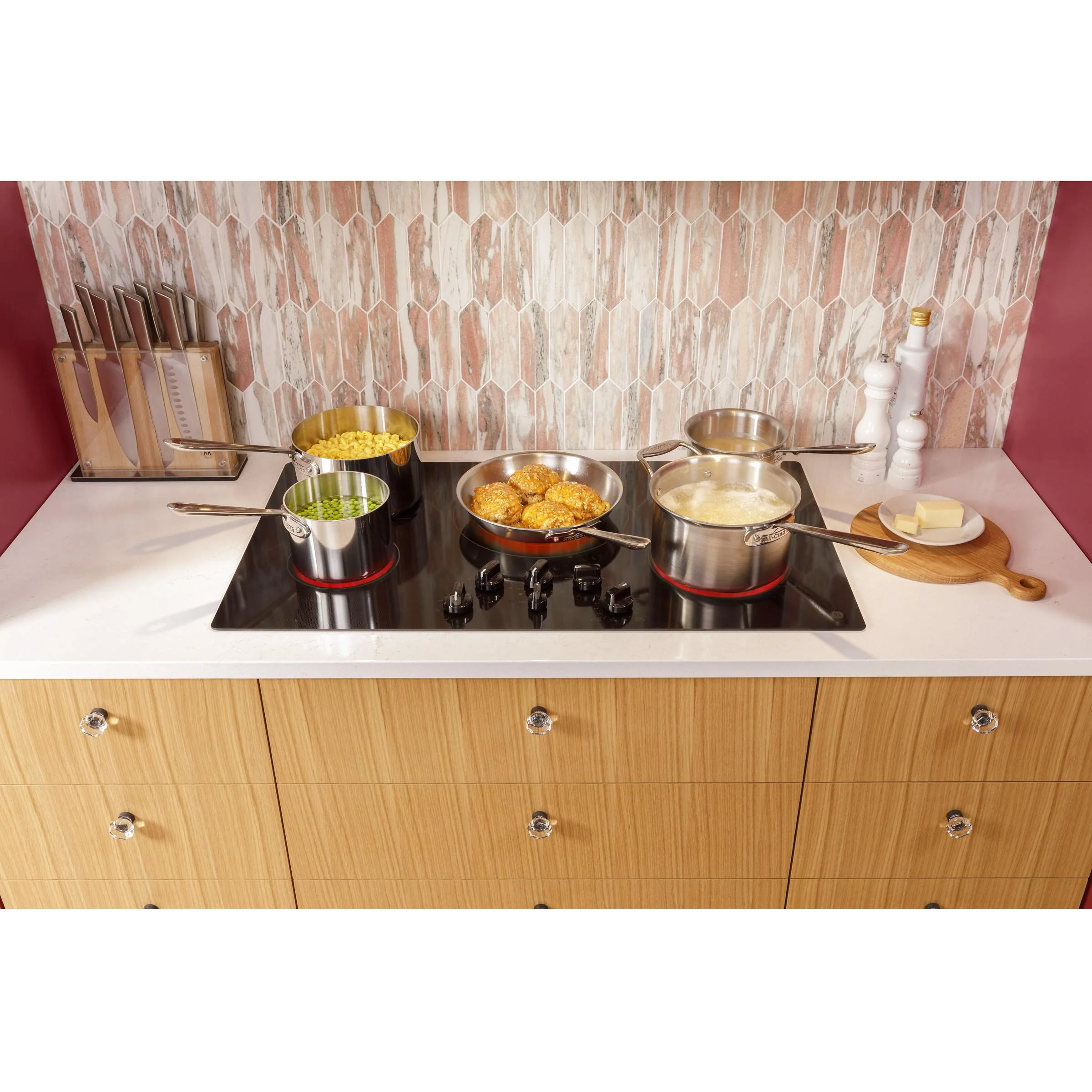 GE 36-inch Built-in Electric Cooktop JEP5036DTBB - Image 3