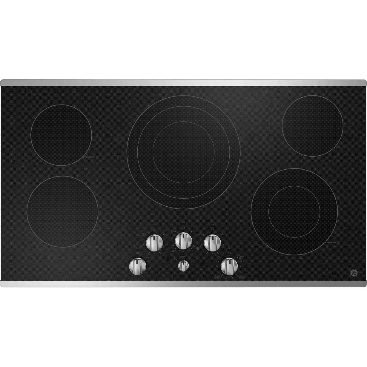 GE 36-inch Built-in Electric Cooktop JEP5036STSS - Image 2