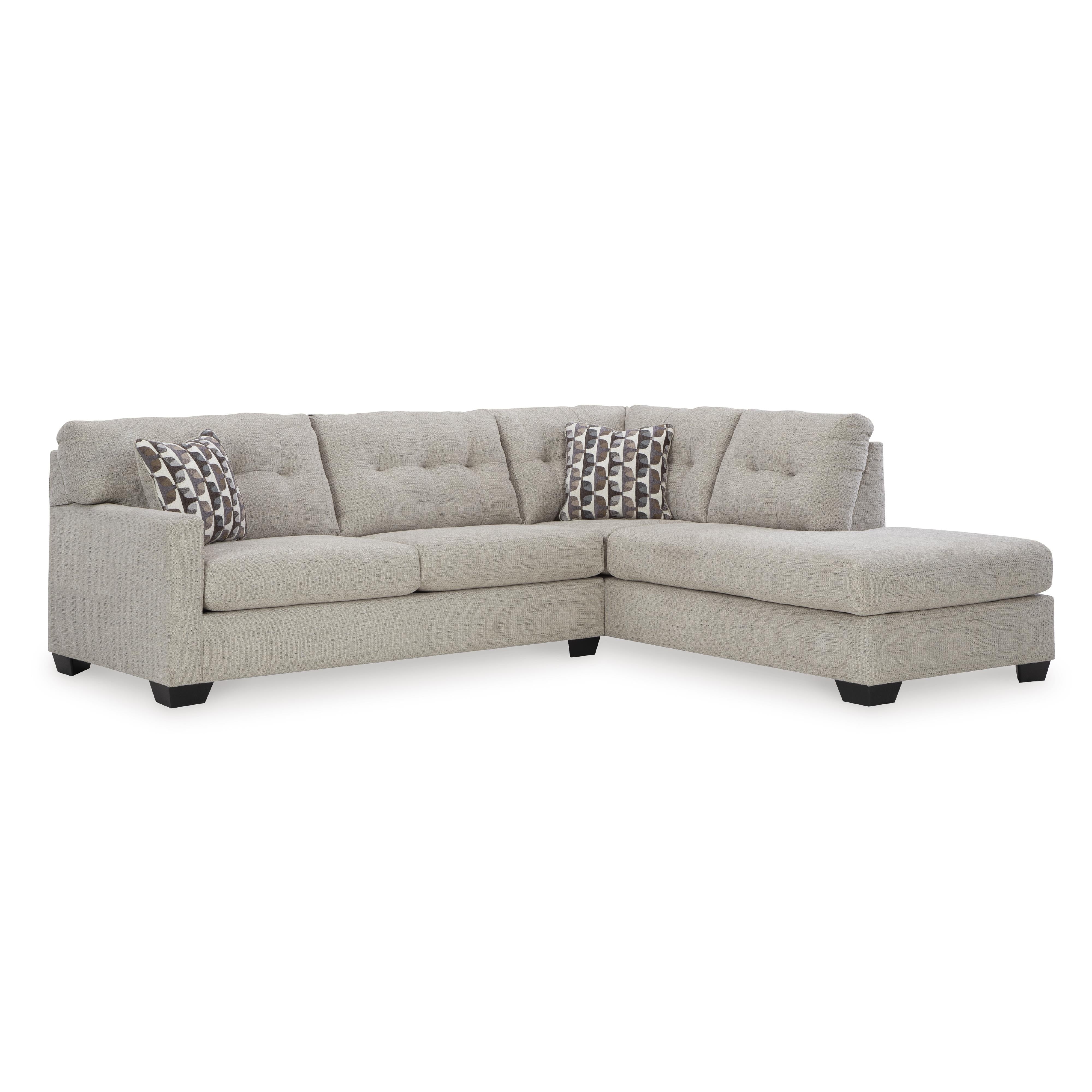 Signature Design by Ashley Mahoney 31004S4 2 pc Sleeper Sectional with Chaise - Image 1