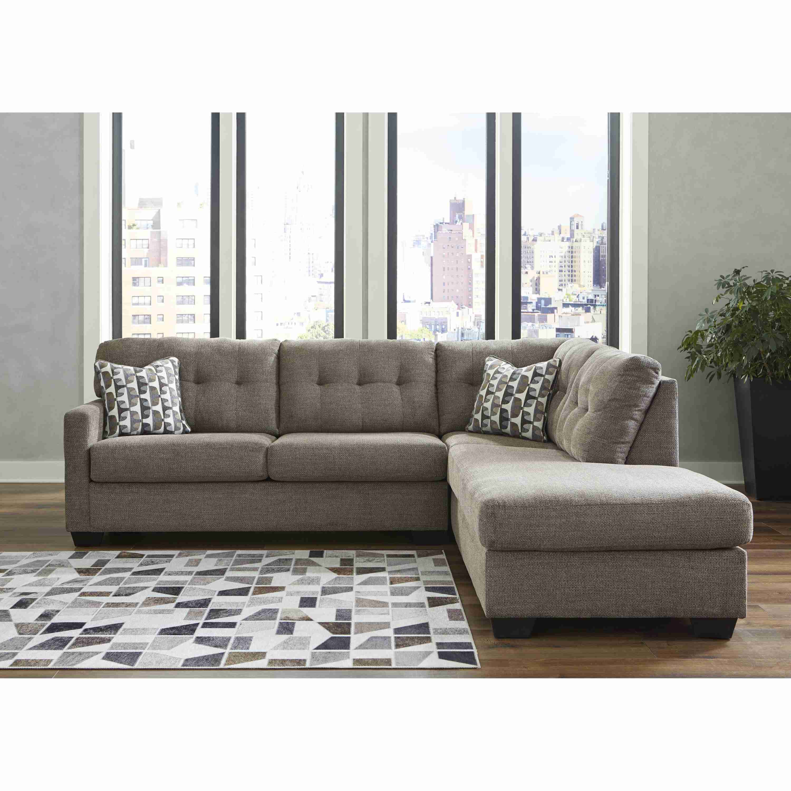 Signature Design by Ashley Mahoney 31005S2 2 pc Sectional with Chaise - Image 3