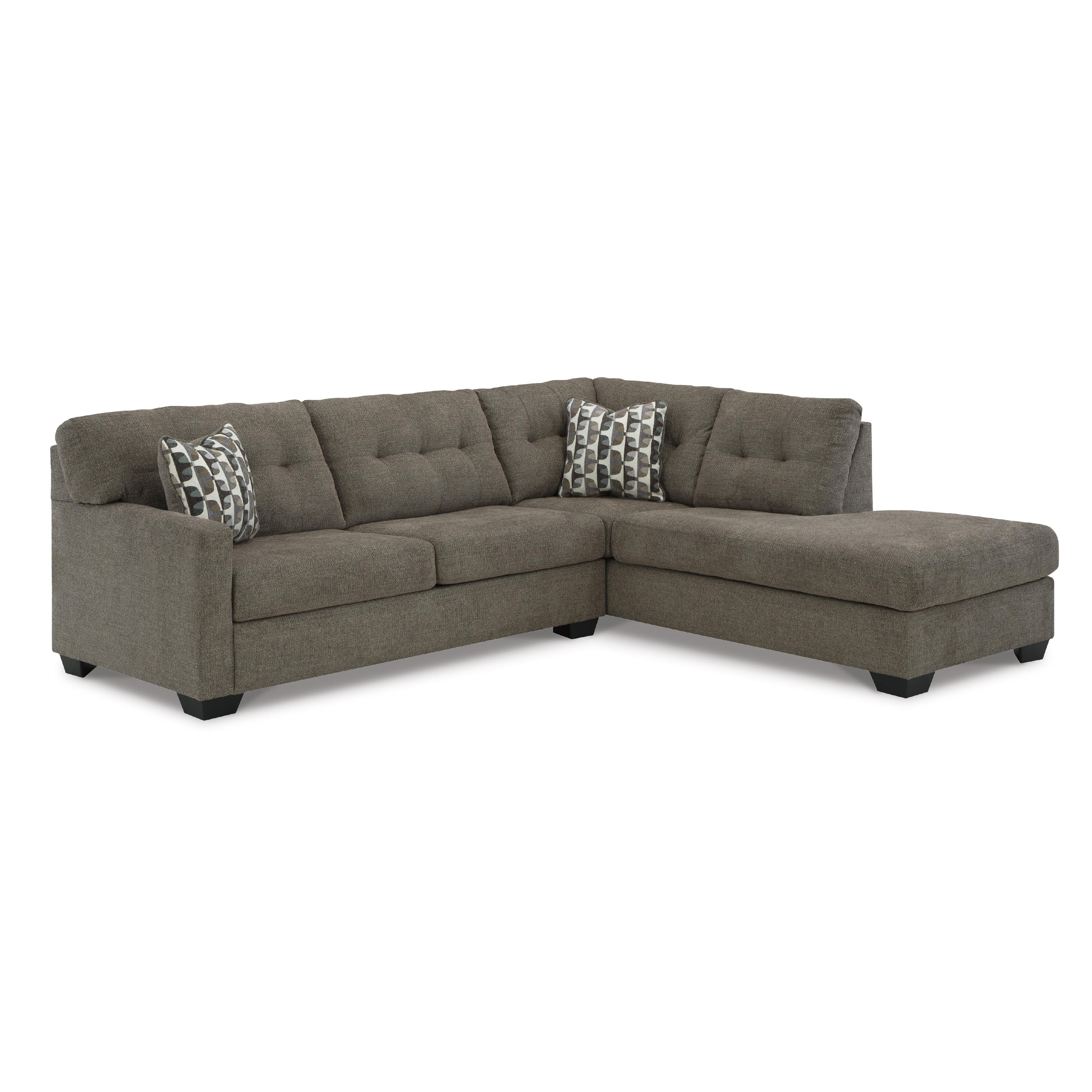 Signature Design by Ashley Mahoney 31005S4 2 pc Sleeper Sectional with Chaise - Image 1
