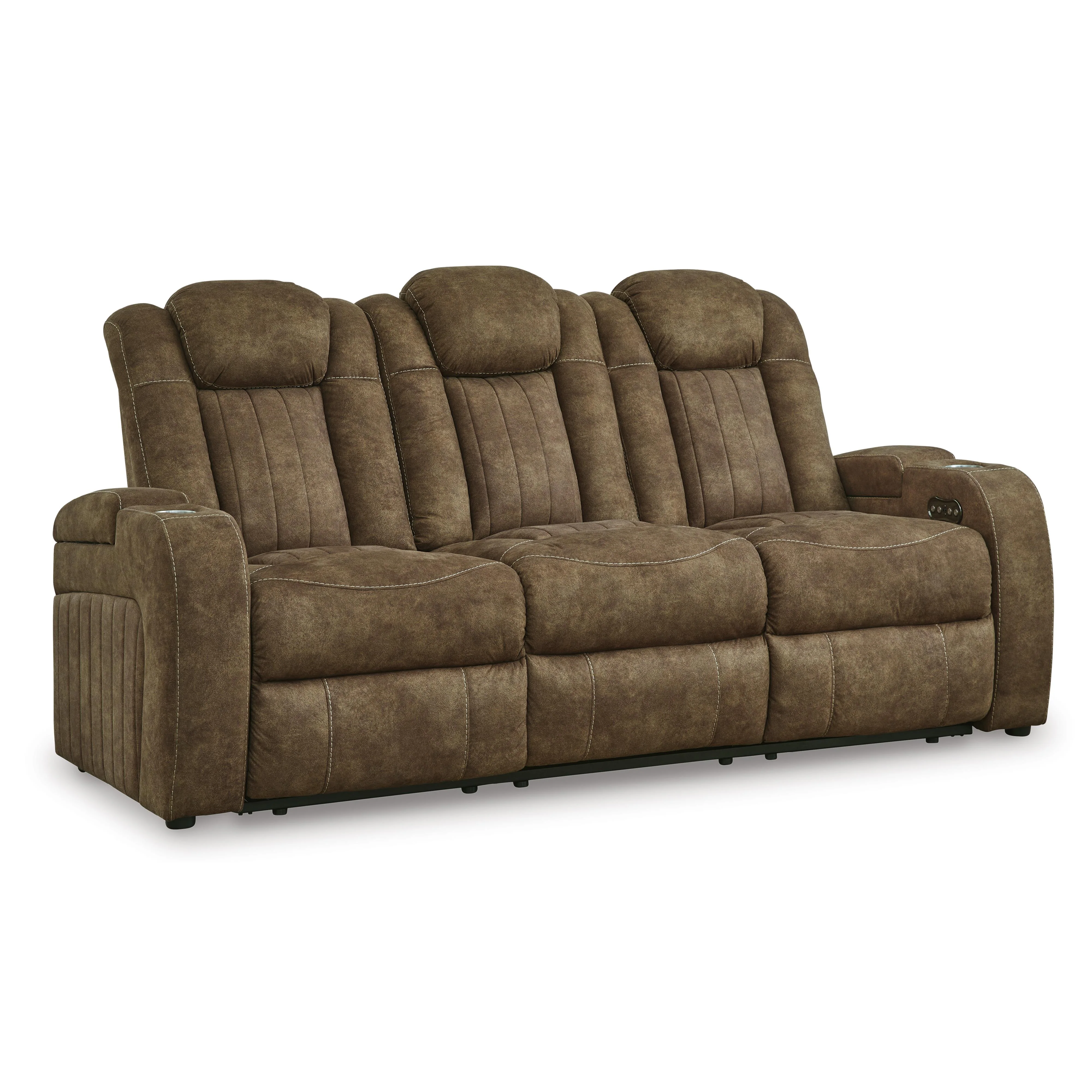 Signature Design by Ashley Wolfridge 6070315 Power Reclining Sofa with Adjustable Headrest - Image 1