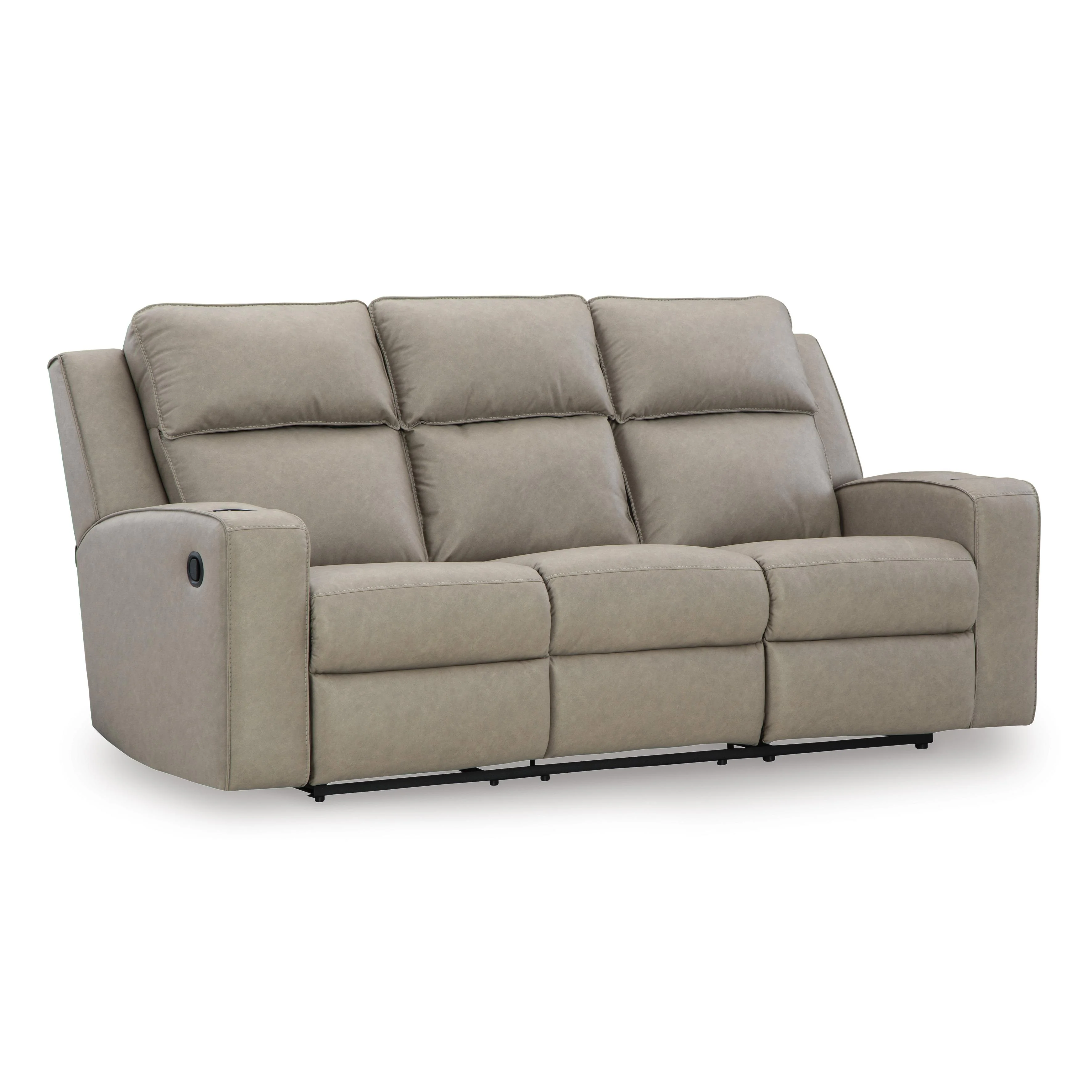 Signature Design by Ashley Lavenhorne 6330789 Reclining Sofa with Drop Down Table - Image 1