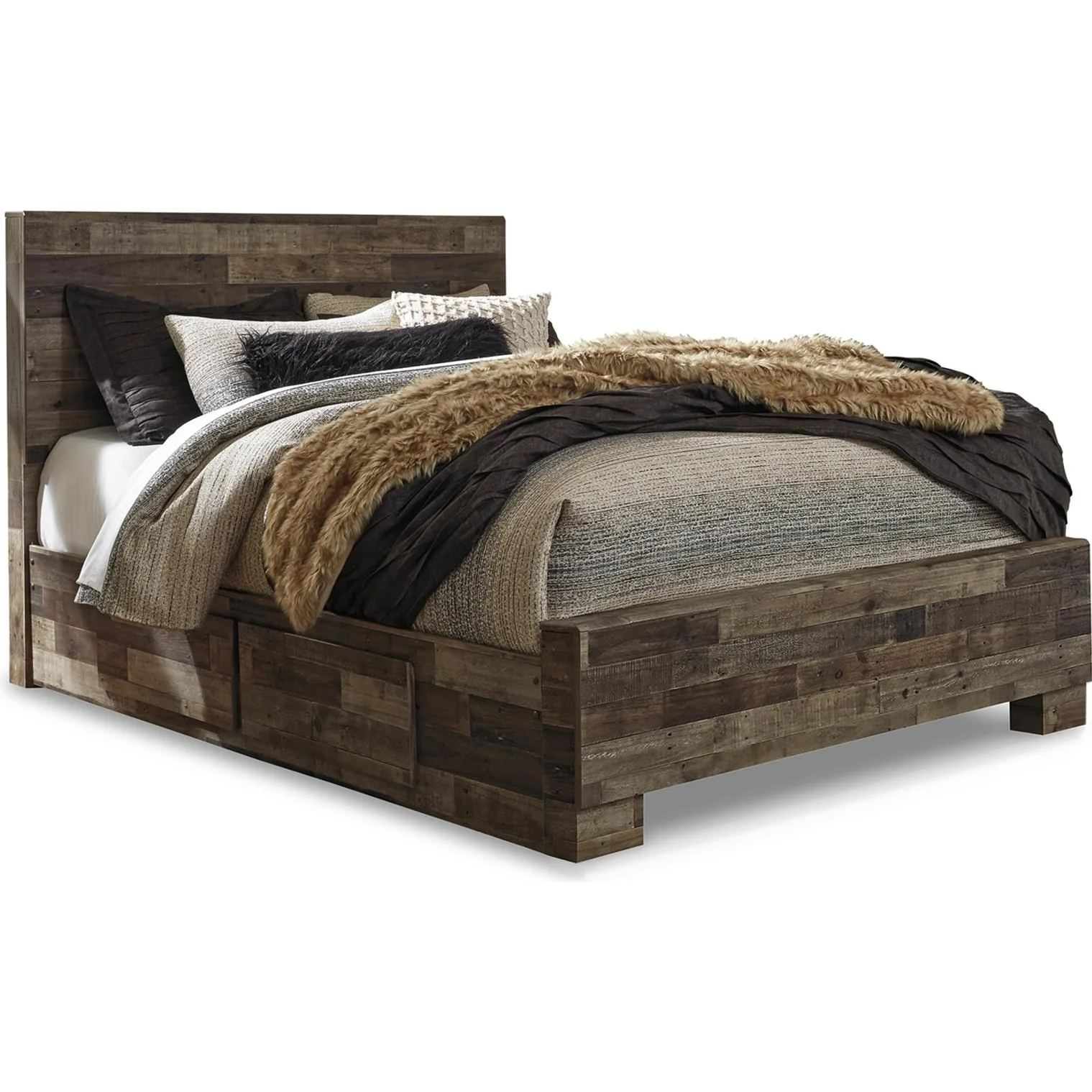 Signature Design by Ashley Derekson B200B43 Queen Panel Bed with 2 Side Storage - Image 1