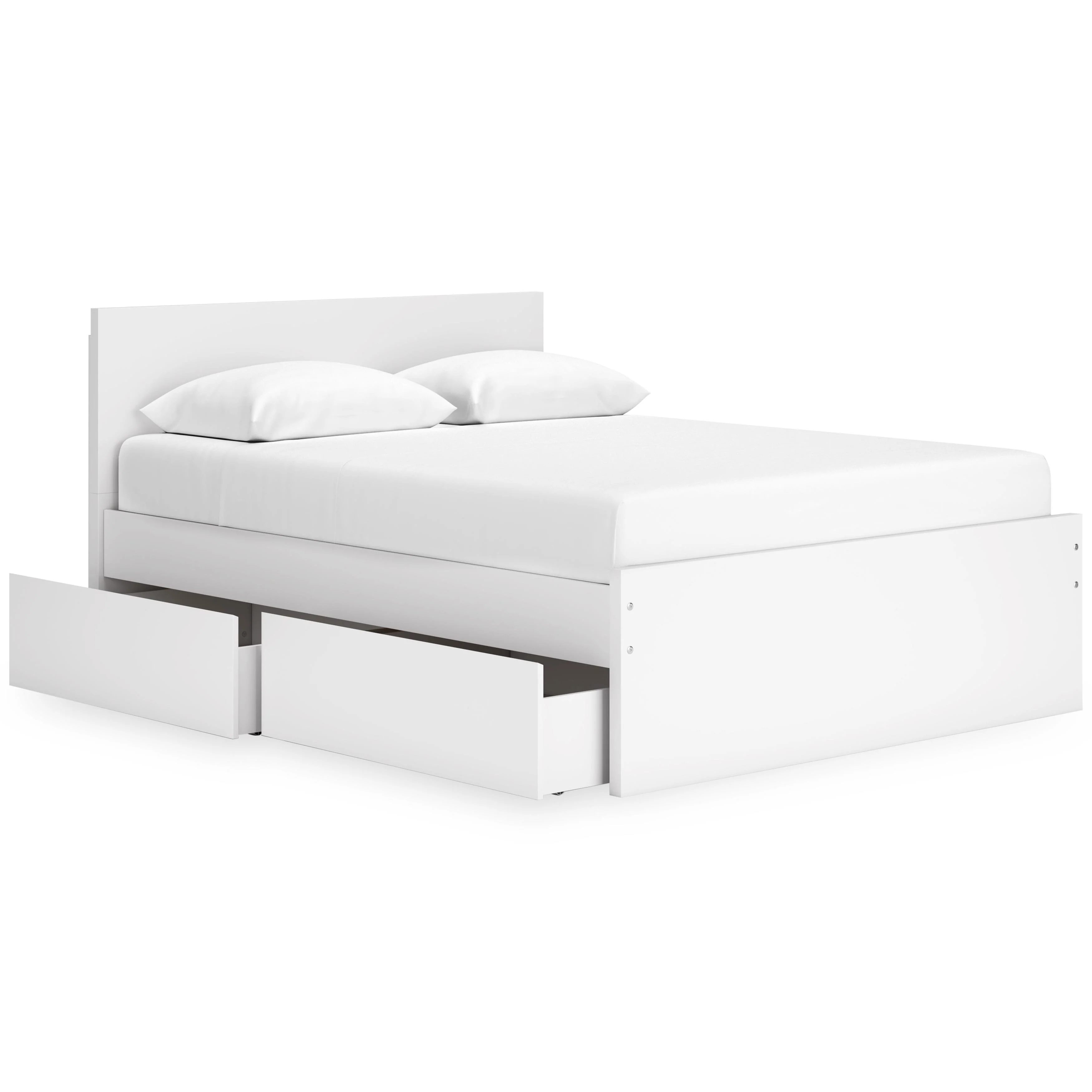 Signature Design by Ashley Onita EB9630B16 Queen Panel Platform Bed with 2 Side Storage - Image 2