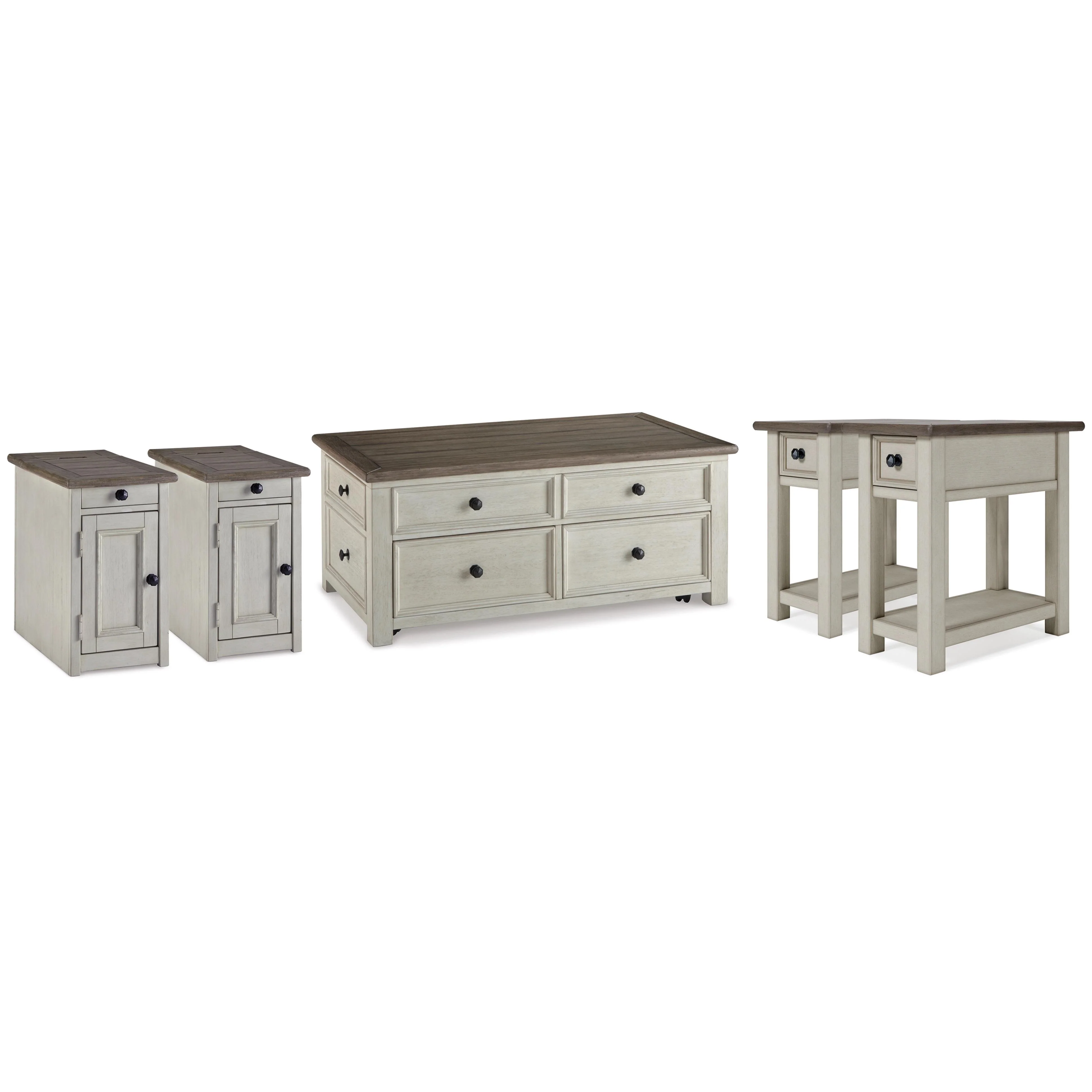 Signature Design by Ashley Bolanburg T637T5 5 pc Occasional Table Set - Image 1