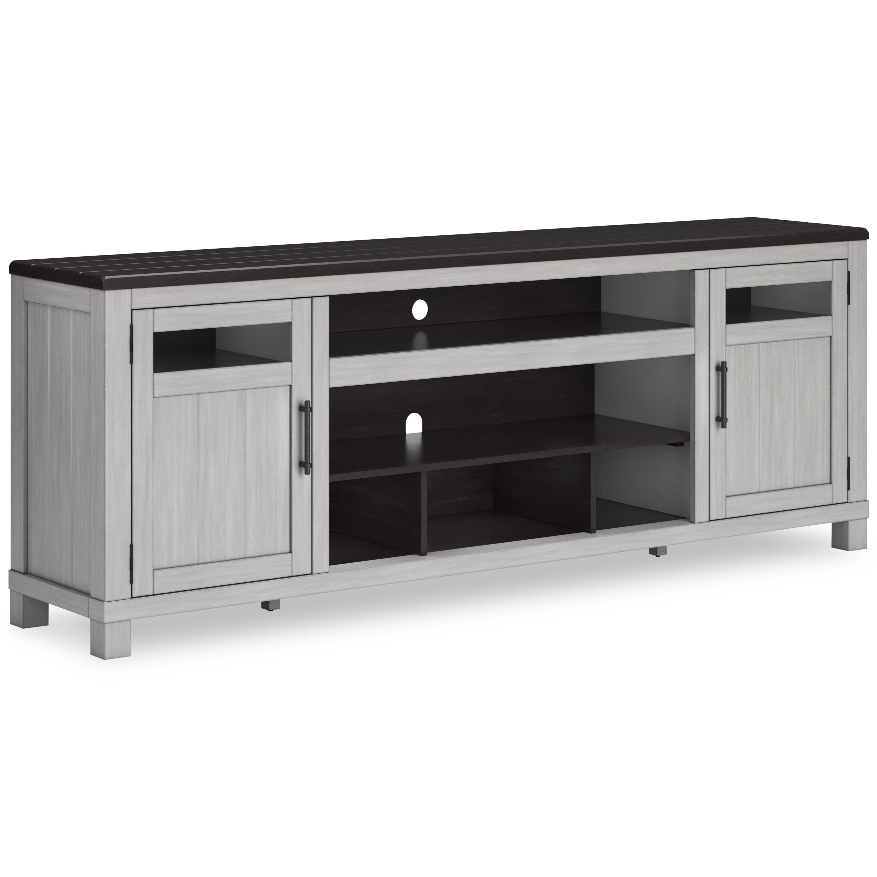 Signature Design by Ashley Darborn W796-68 XL TV Stand with Fireplace Option - Image 1