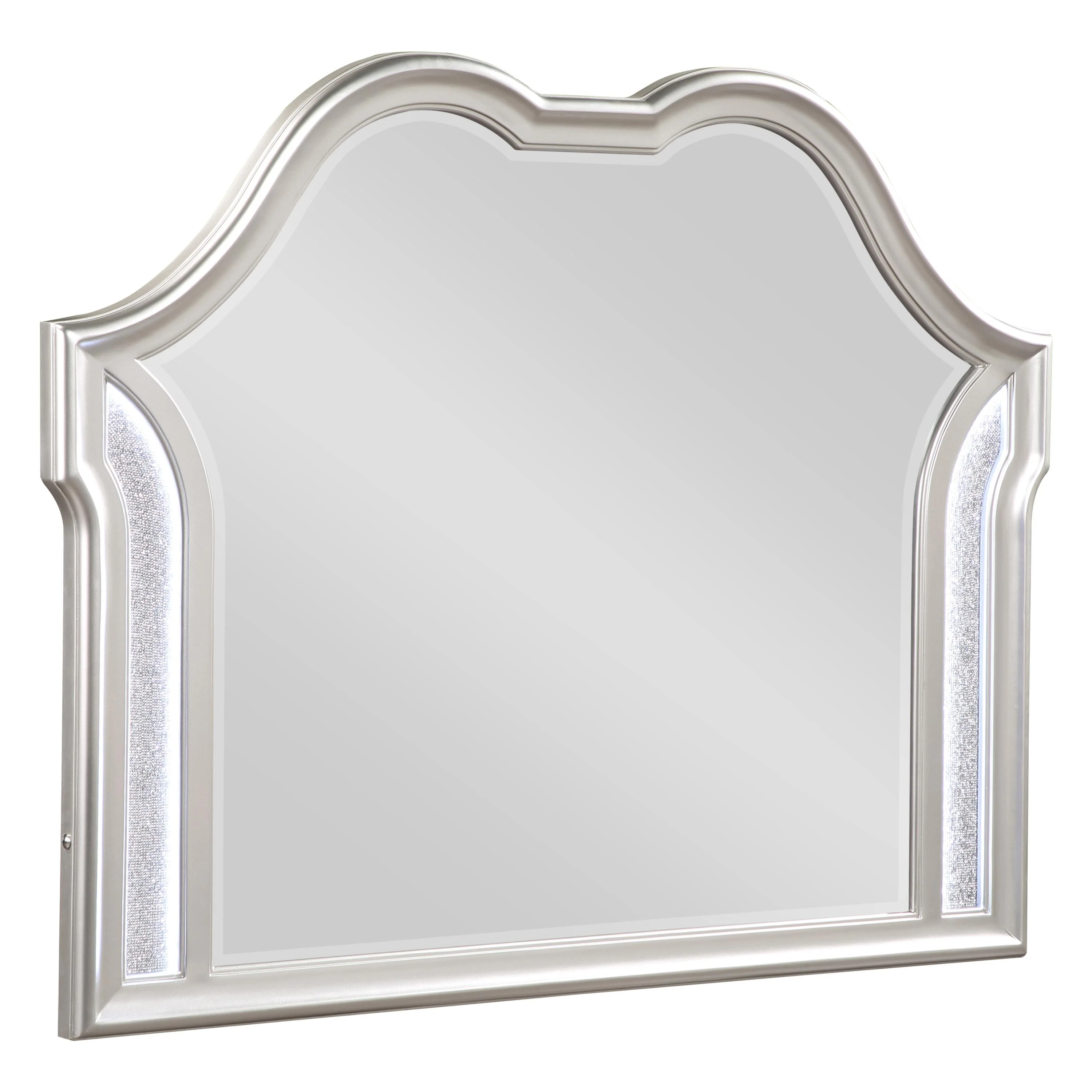 Coaster Furniture Evangeline 223394 Dresser Mirror - Silver Oak - Image 1