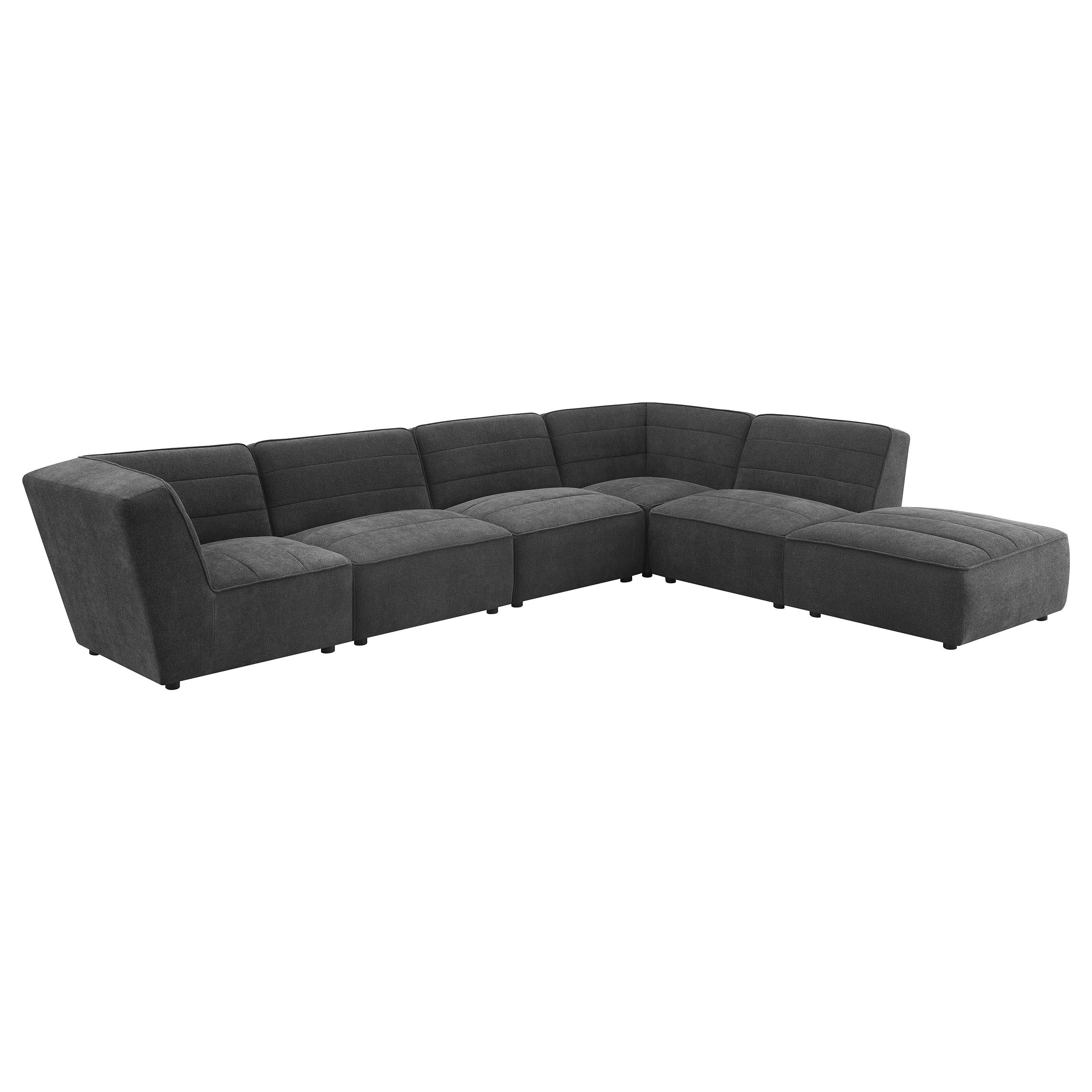 Coaster Furniture 552081-SET Sectional – Dark Charcoal