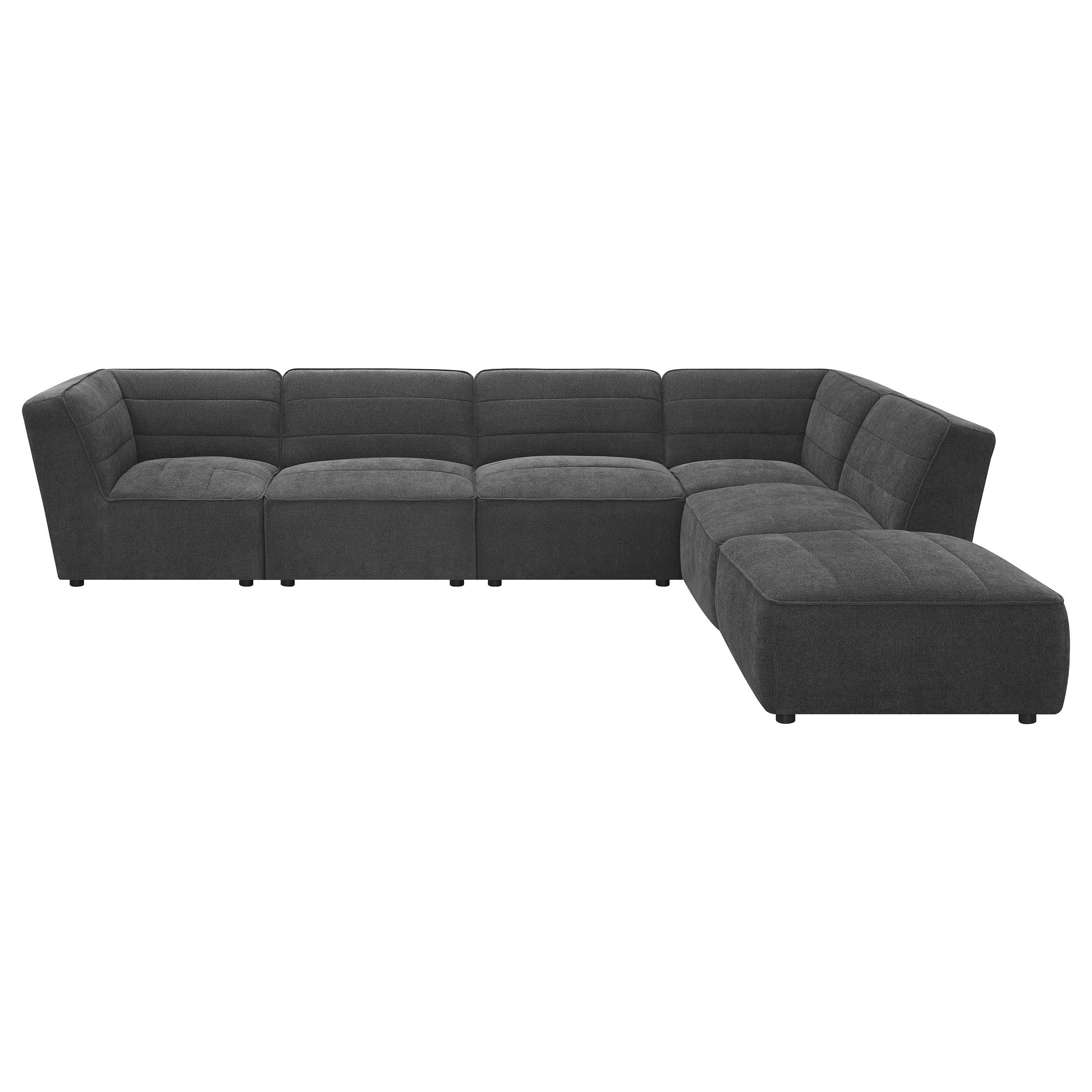 Coaster Furniture 552081-SET Sectional - Dark Charcoal - Image 2