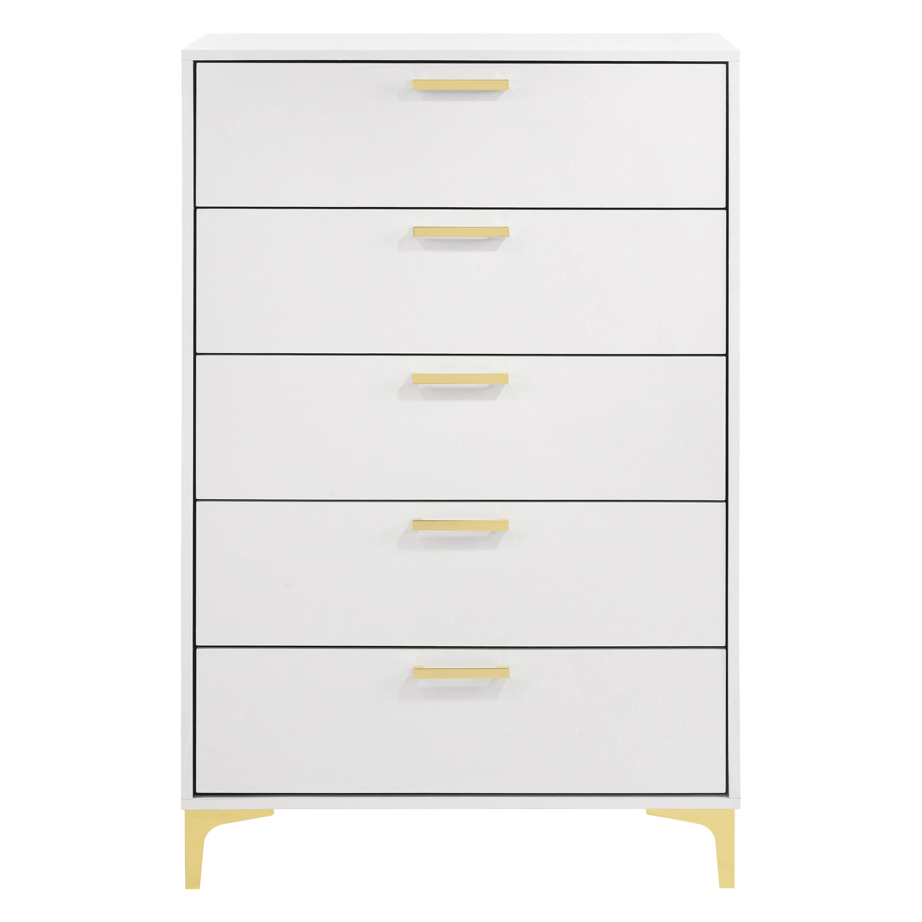 Coaster Furniture Kendall 224405 5-Drawer Bedroom Chest - White - Image 3