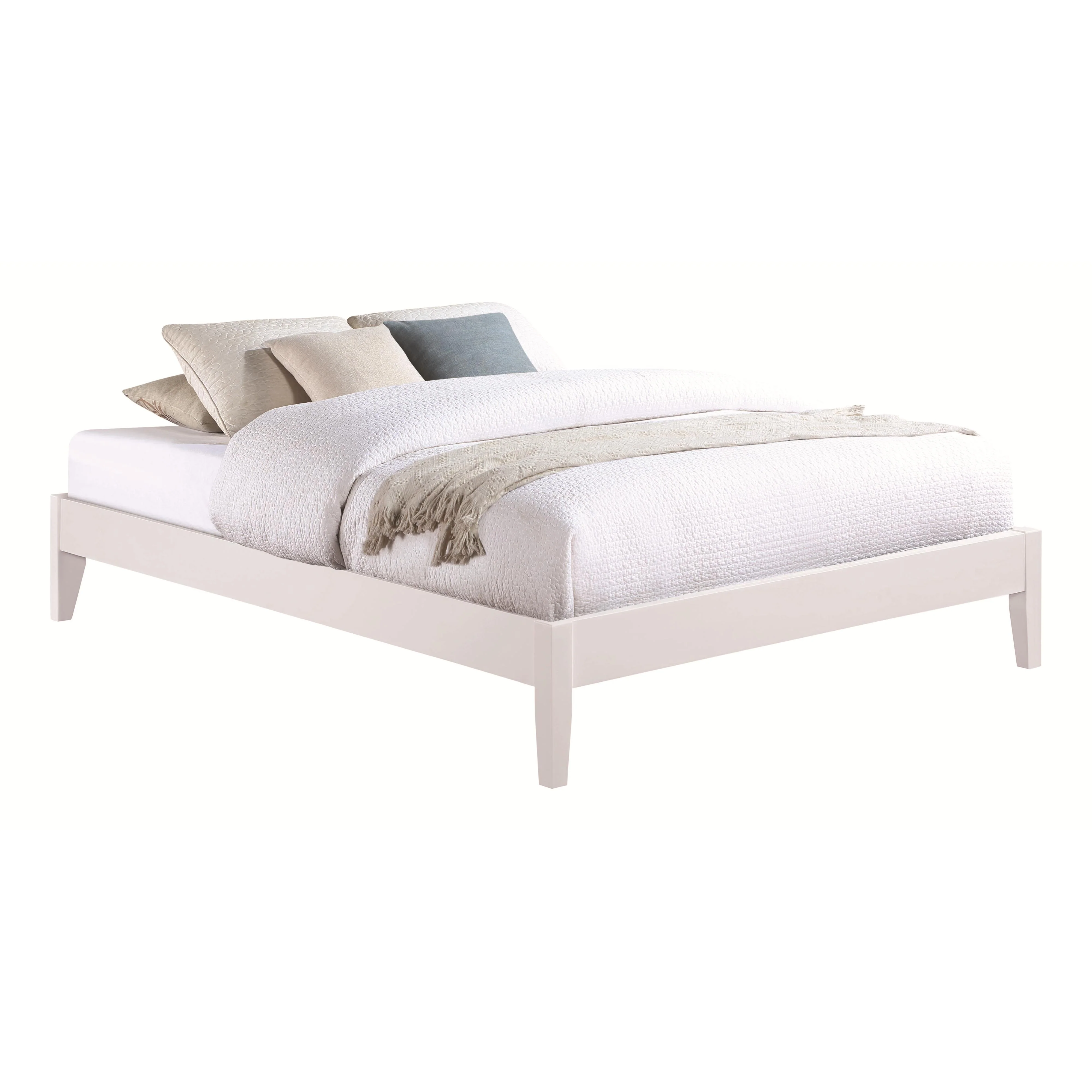 Coaster Furniture Hounslow 306128KE Eastern King Universal Platform Bed – White