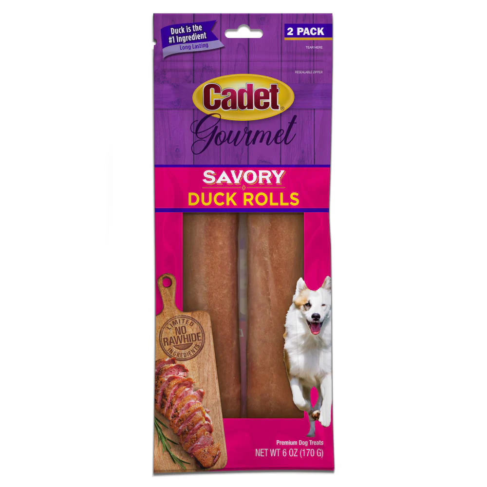 IMS Cadet No Hide Dog Chew Duck Rolls 2pk - Image 1