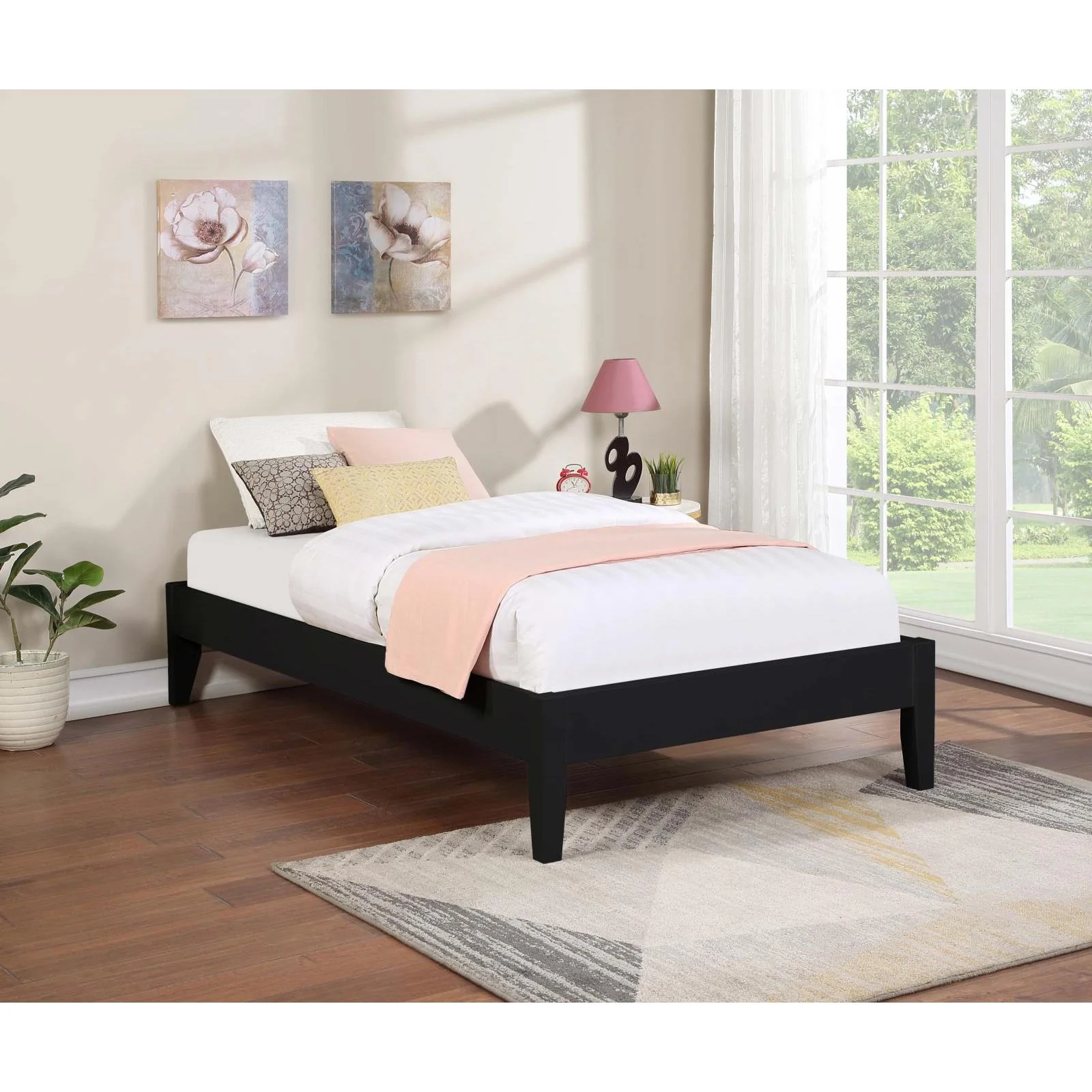 Coaster Furniture Hounslow 306129F Full Universal Platform Bed - Black - Image 2