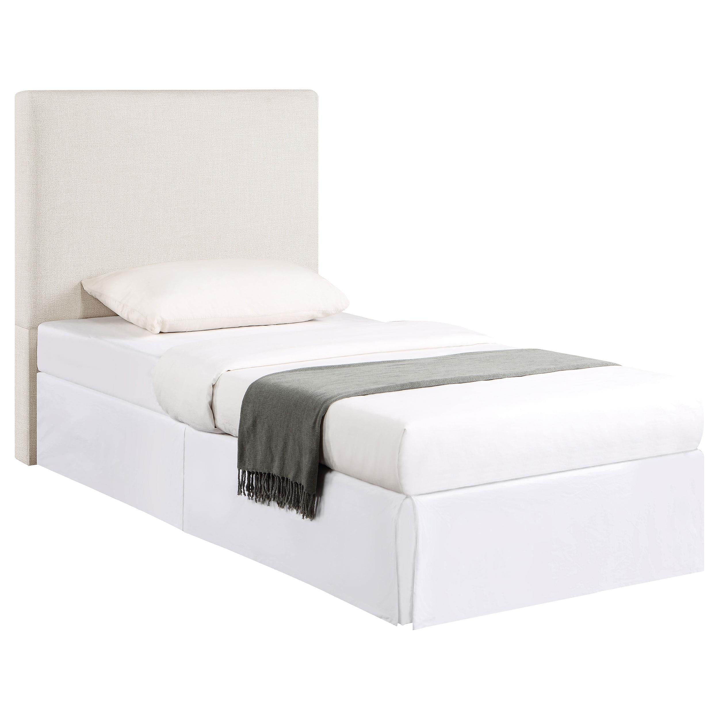 Coaster Furniture Pirro 315980T Upholstered Twin Panel Headboard - Sand - Image 1